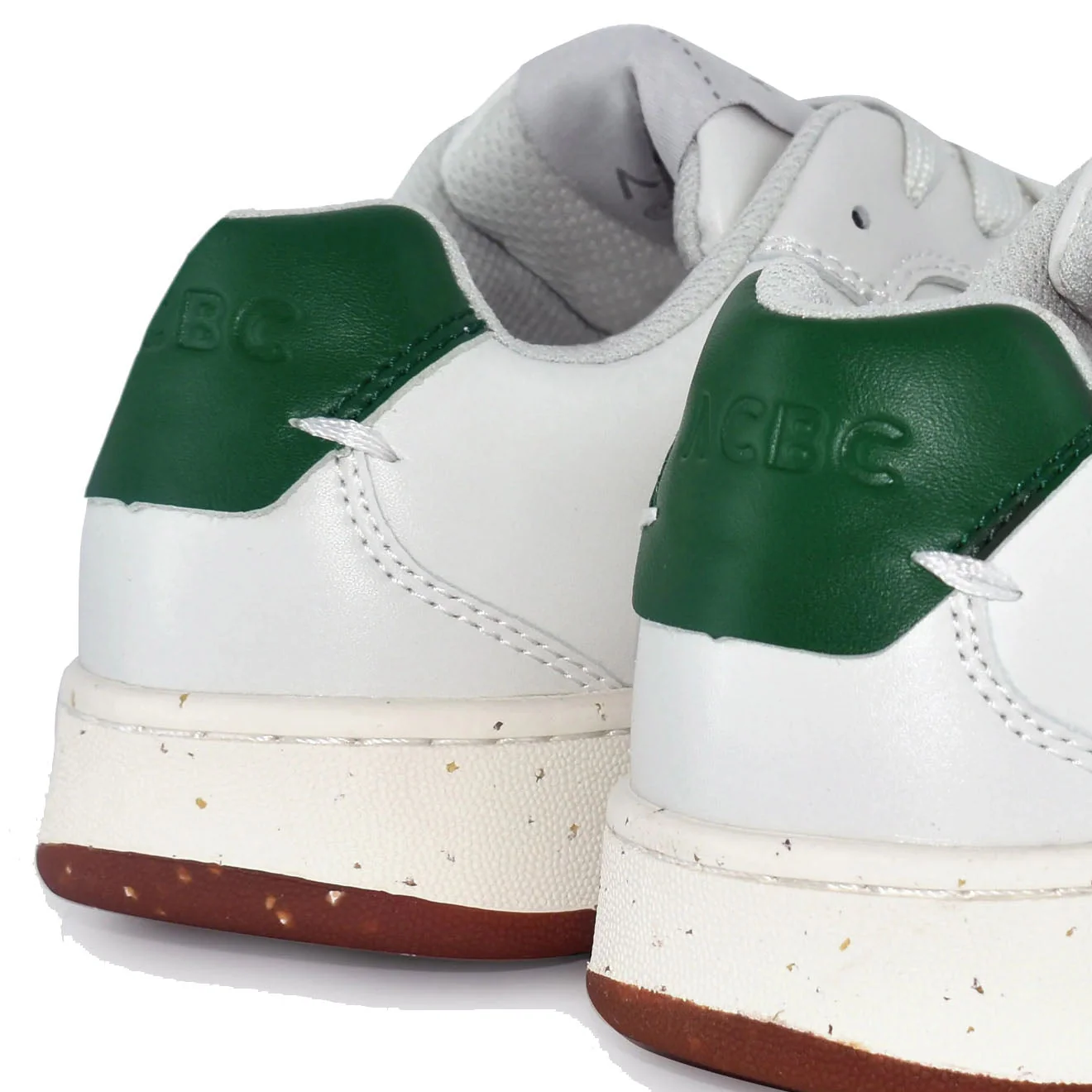 ACBC Womens Timeless Trainers White and Green - Image 3