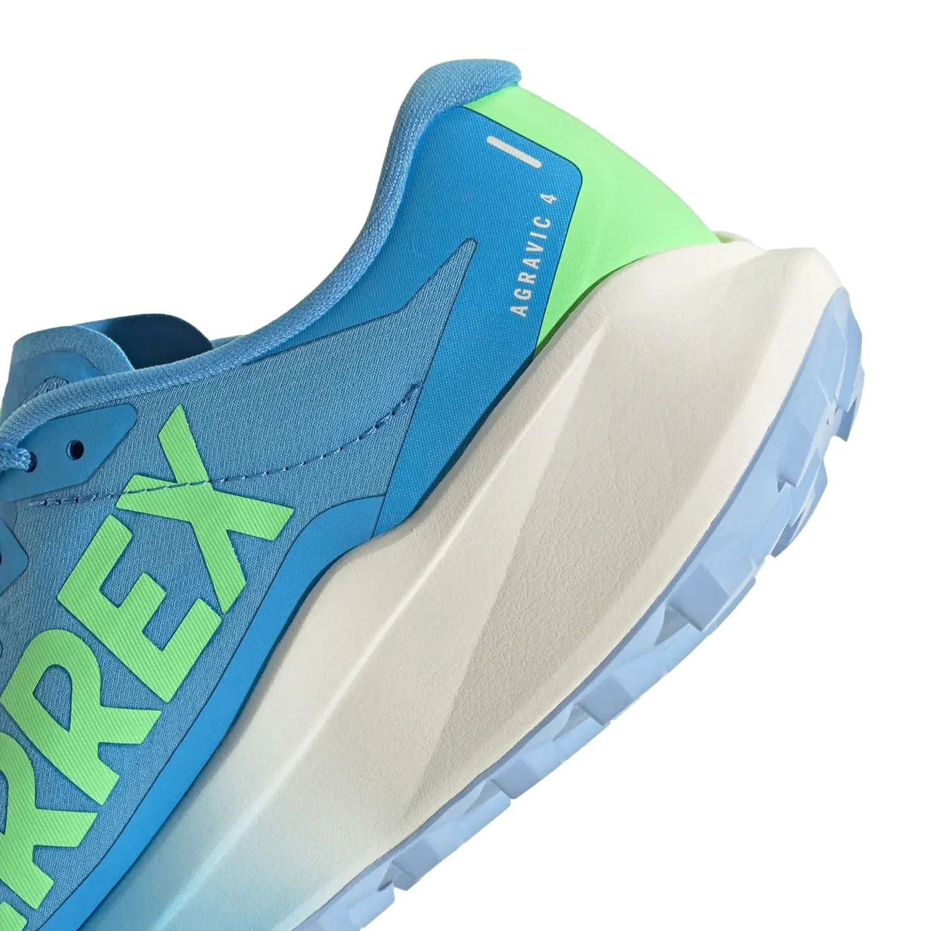 Adidas Terrex Womens Agravic 4 Trainers Blue Burst / Off White / Lime Burst - Image 8