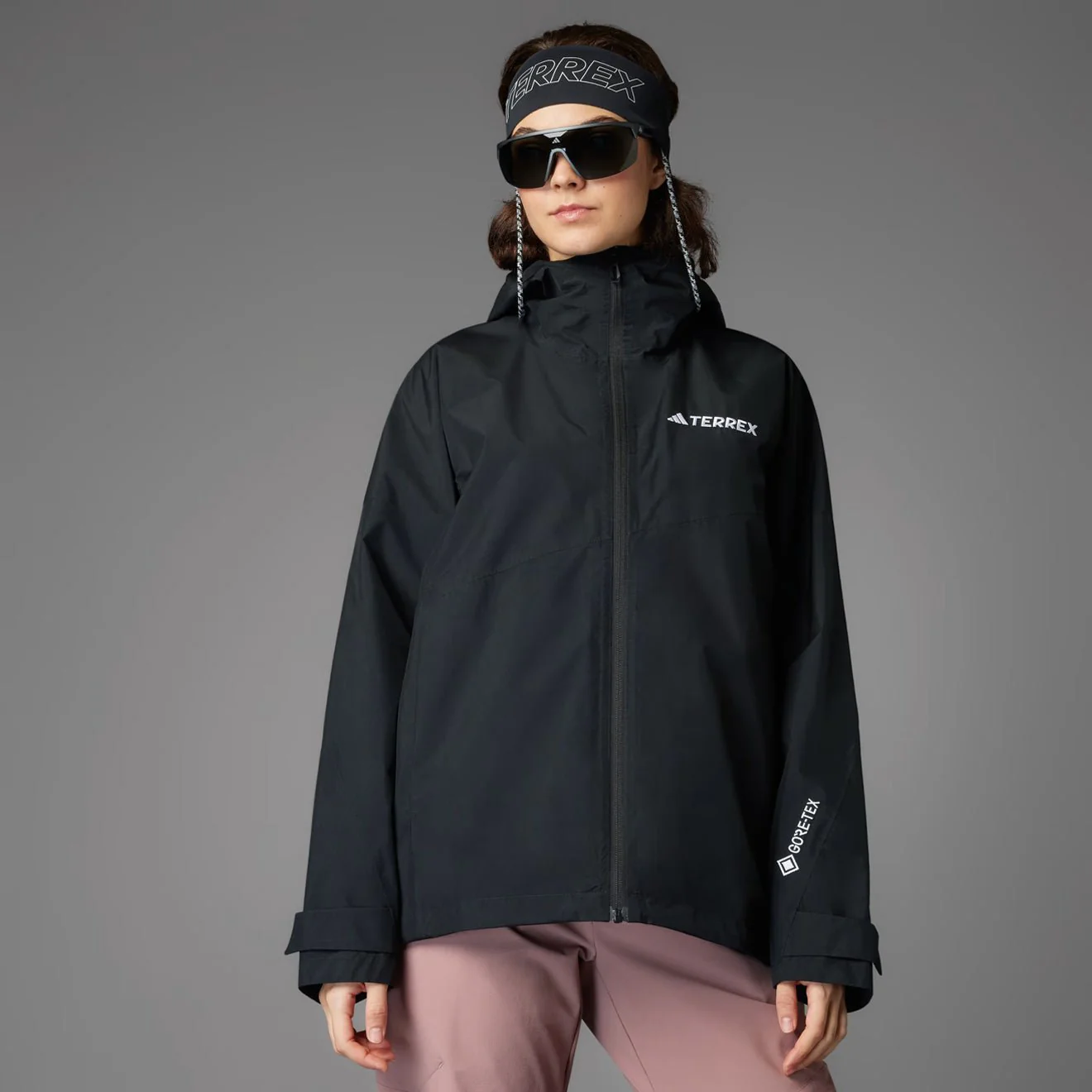 Adidas Terrex Womens Xperior 2L GORE-TEX Performance Jacket Black - Image 2