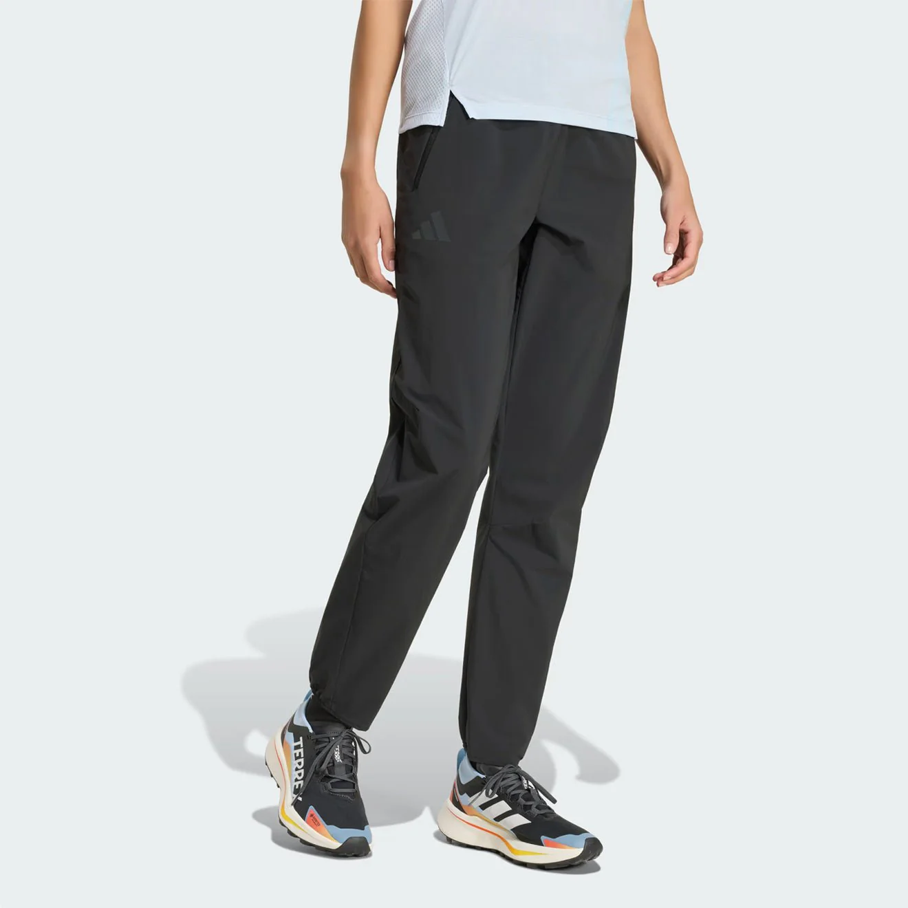 Adidas Terrex Womens Xperior Clima365 Light Tracksuit Bottoms Black - Image 2