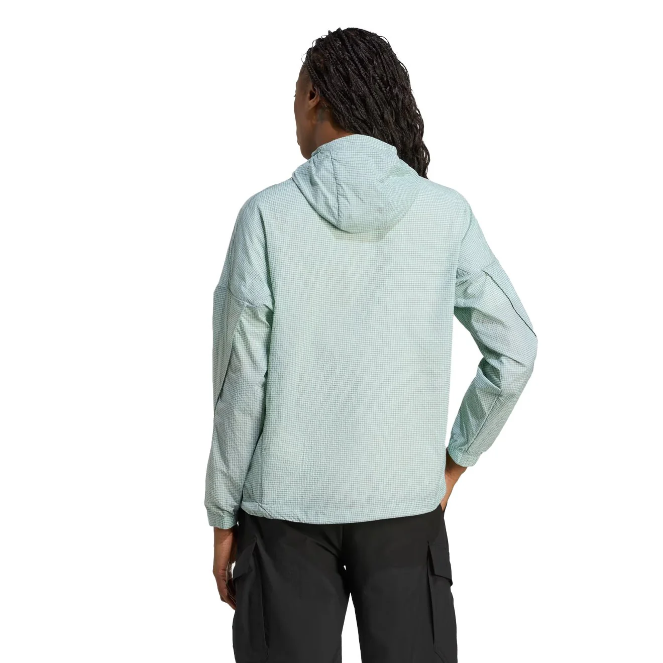 Adidas Terrex Womens Xploric Wind Anorak Semi Flash Aqua - Image 3
