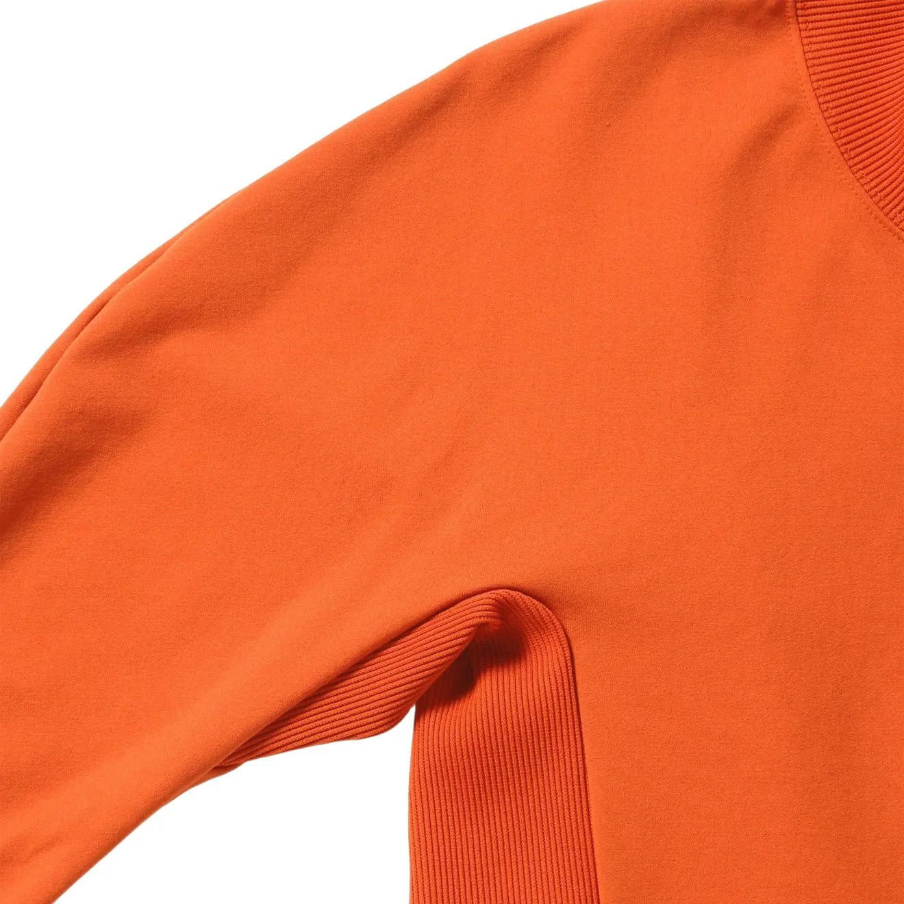 And Wander Womens Back Pile Zip Up Orange - Image 6