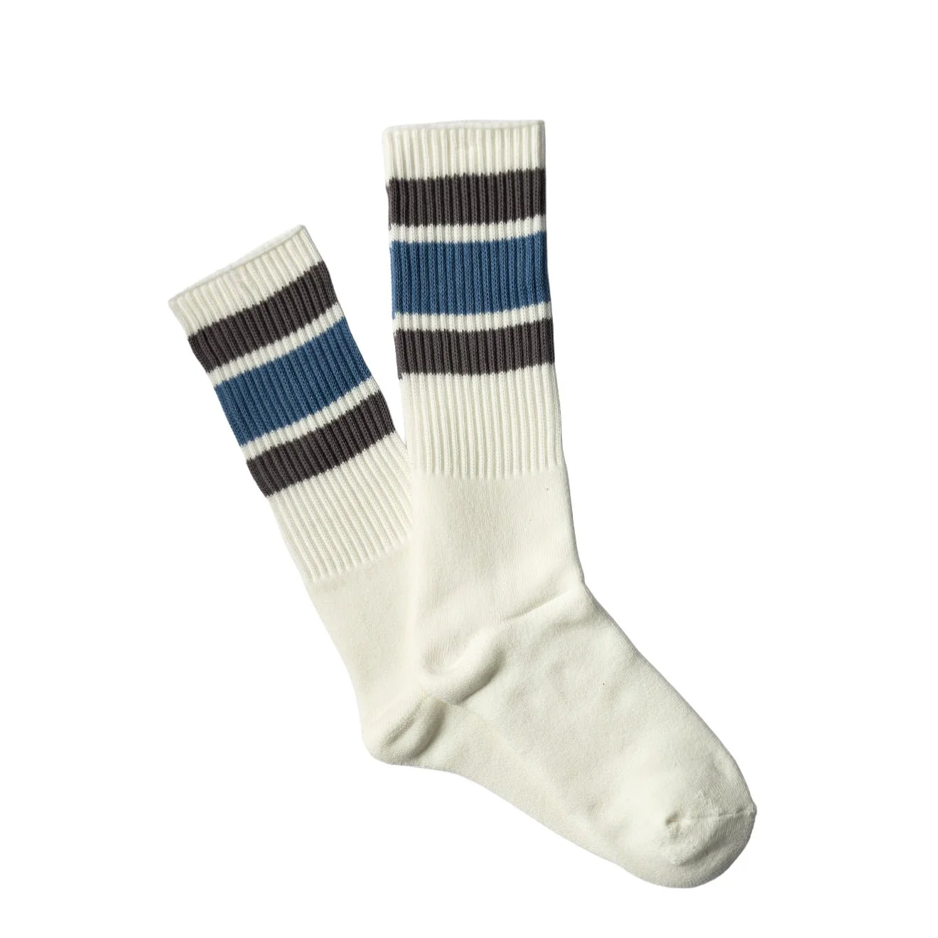 Anonymous Ism 3 Line Crew Sock Mid Grey