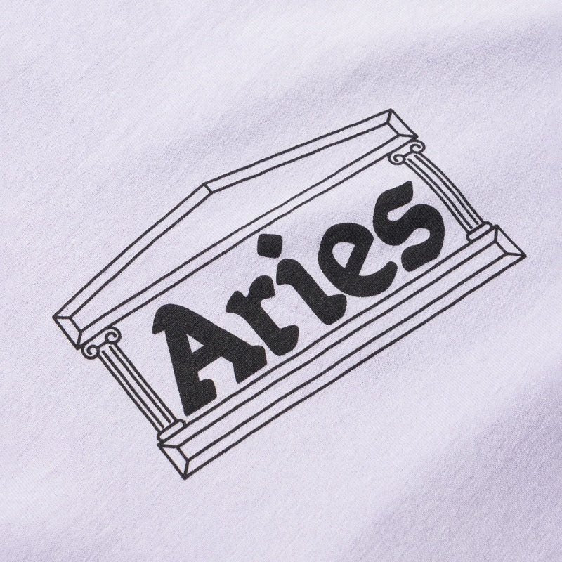 Aries Womens Sunbleached Temple SS Tee Purple - Image 4