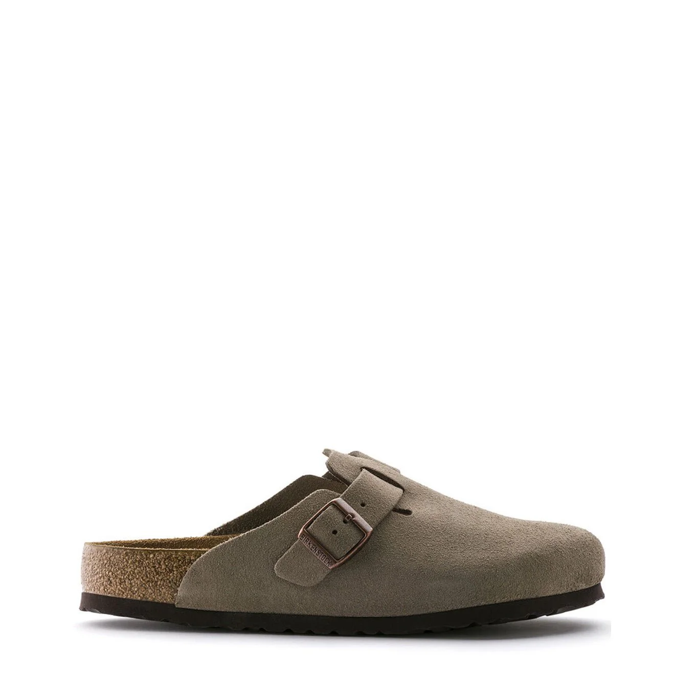 Birkenstock Womens Boston SFB VL Narrow Sandal Taupe