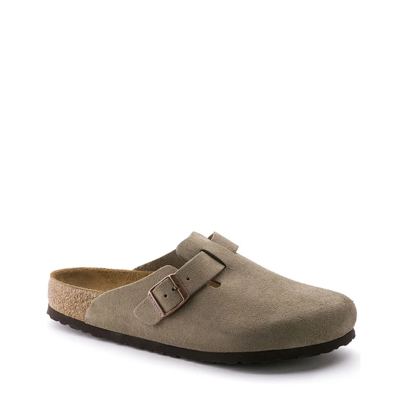 Birkenstock Womens Boston SFB VL Narrow Sandal Taupe - Image 3