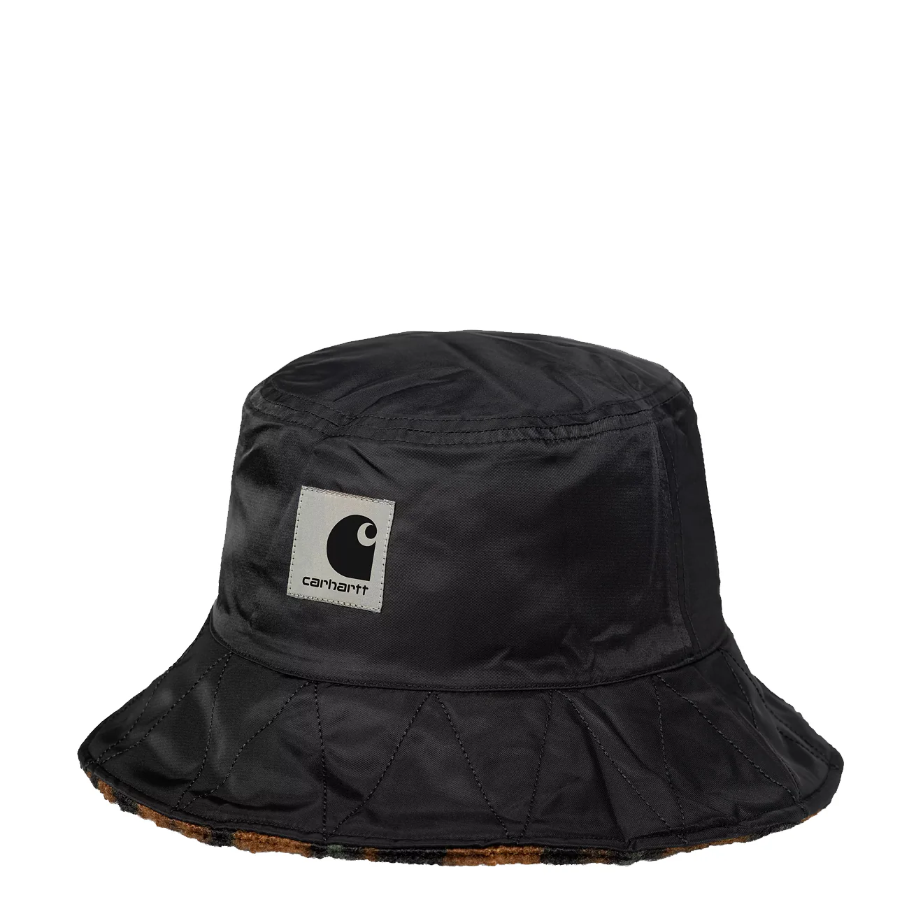 Carhartt WIP Orla Bucket Hat Camo Leo Jacquard Tamarind / Black - Image 3