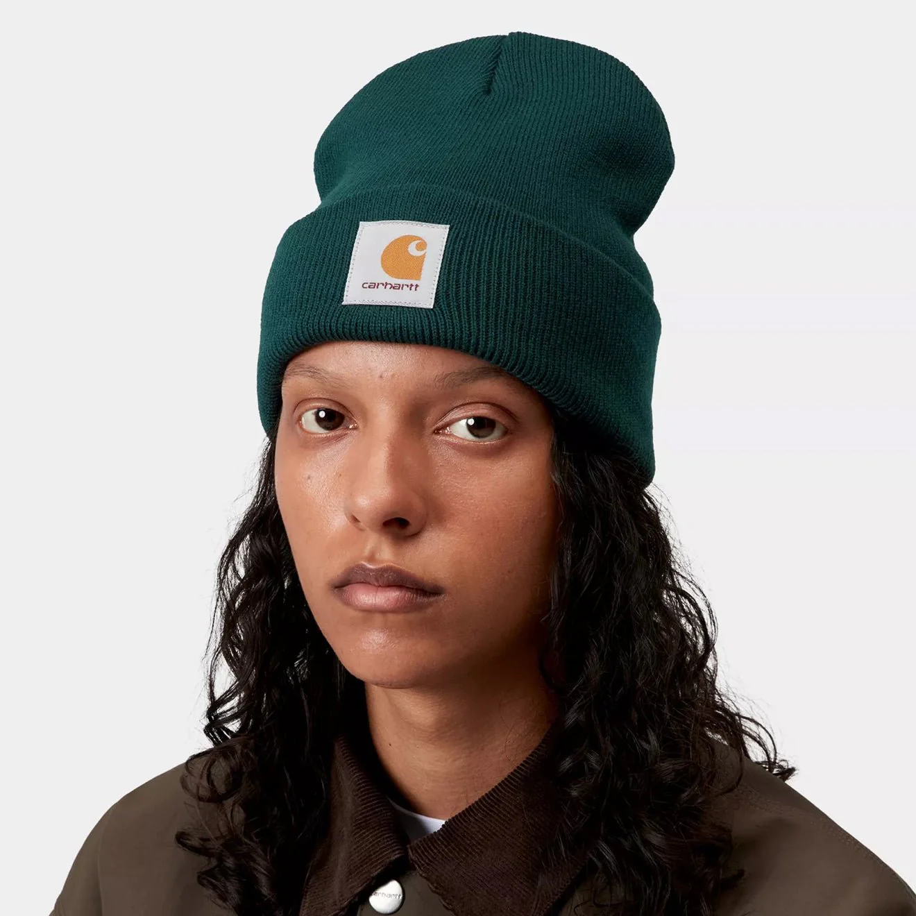 Carhartt WIP Short Watch Hat Dark Fir - Image 3