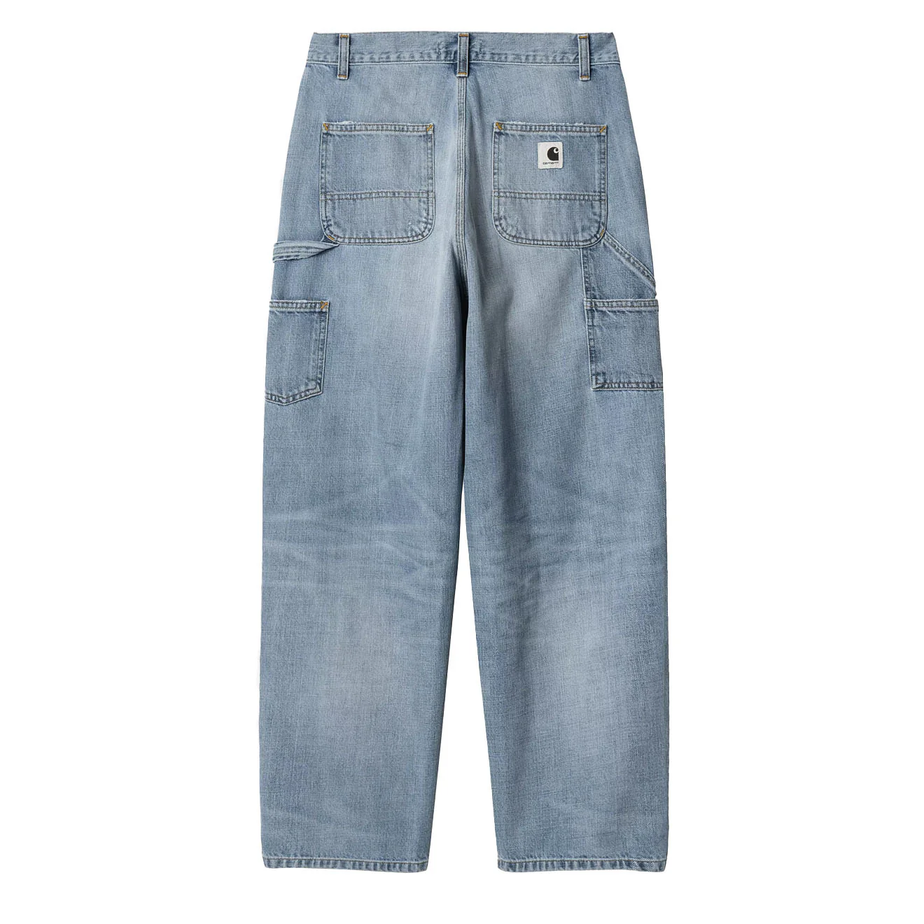 Carhartt WIP Womens Brandon Double Knee Pant Blue Burst Washed - Image 2