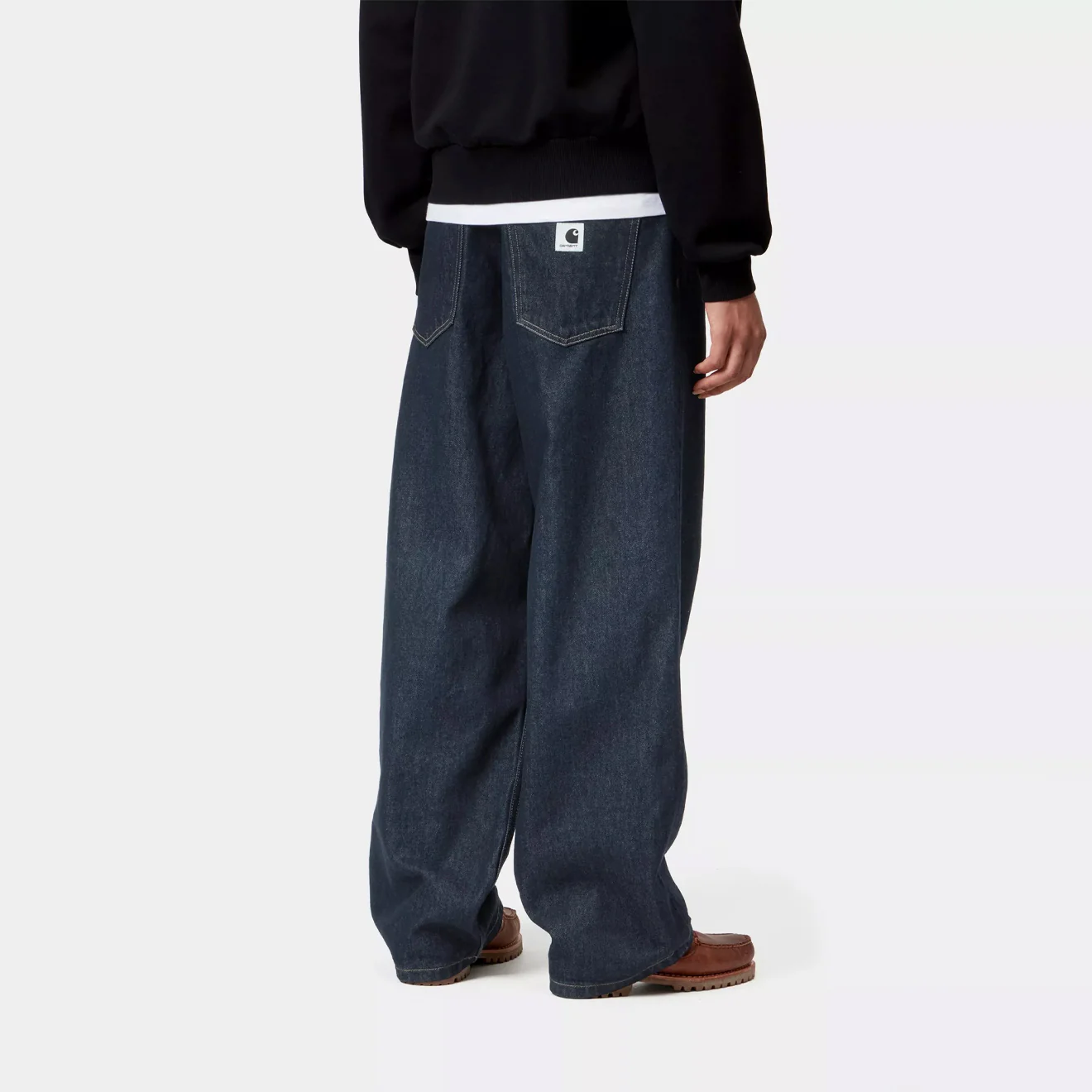 Carhartt WIP Womens Brandon Pant Blue Rinsed - Image 4
