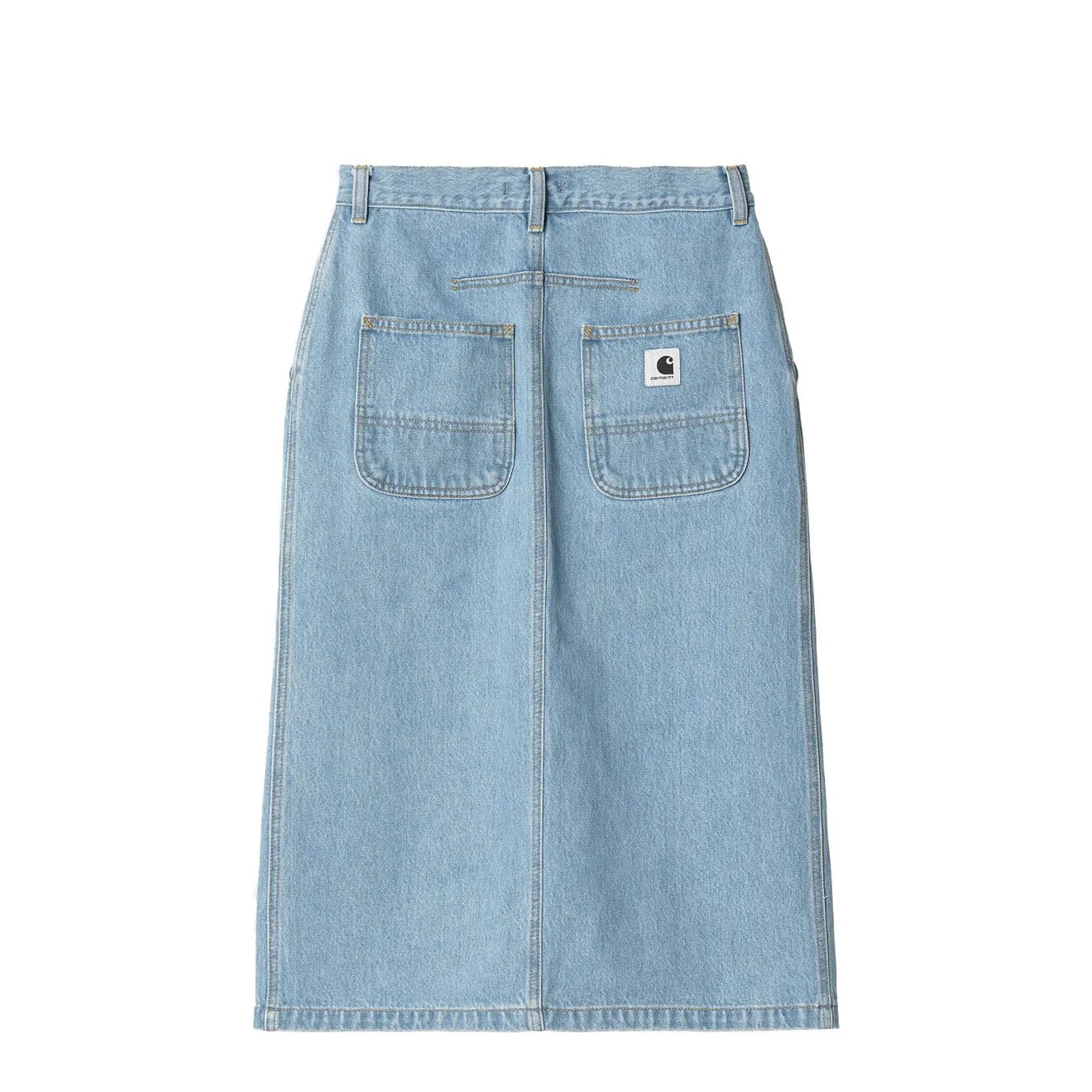 Carhartt WIP Womens Colby Skirt Blue Stone Bleached - Image 2