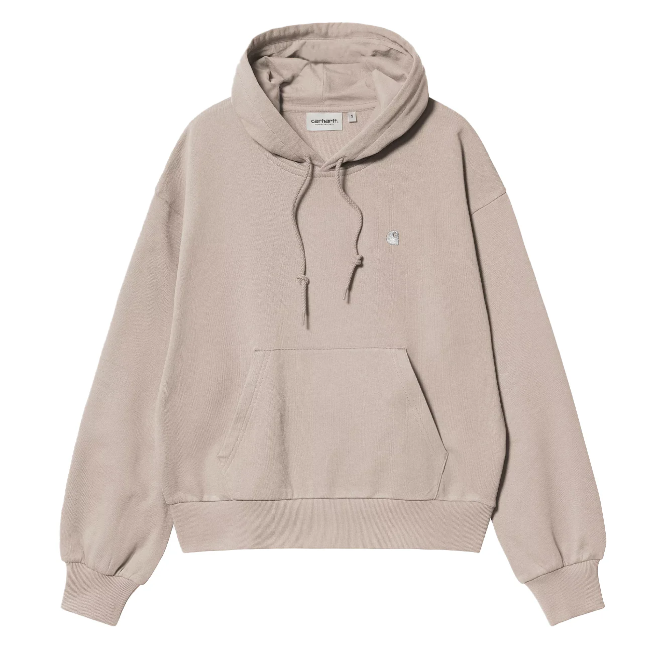 Carhartt WIP Womens Hooded Casey Sweatshirt Dusky Beige / Silver