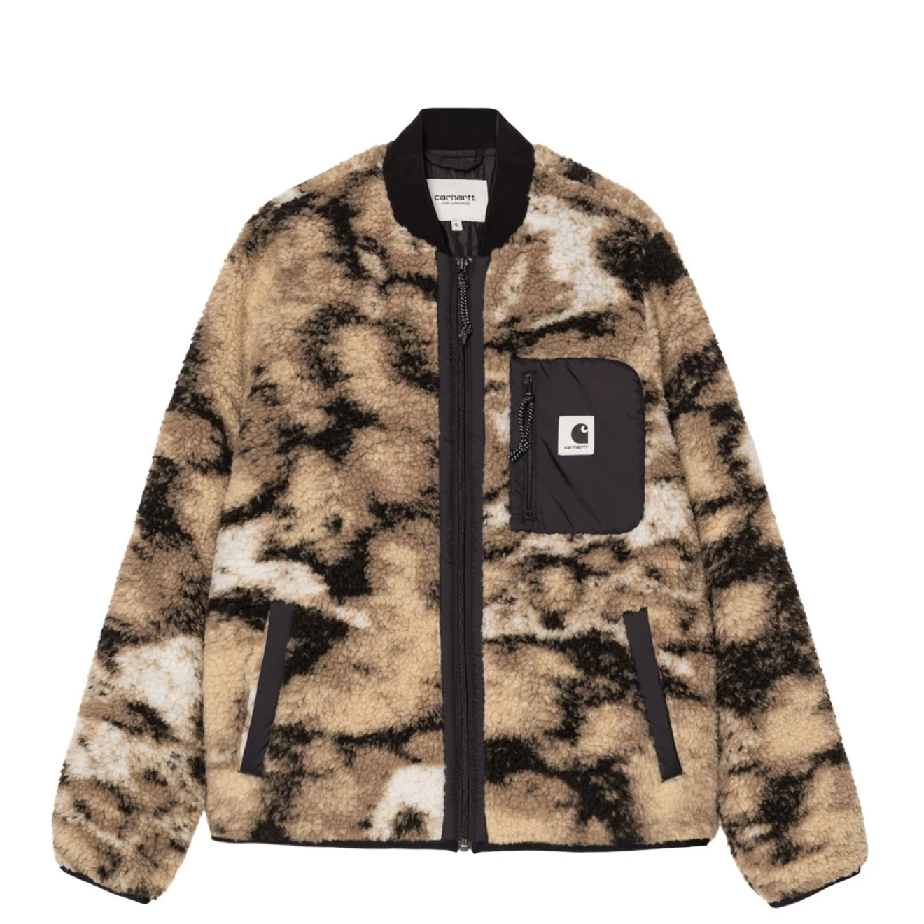Carhartt WIP Womens Janet Liner Wild Dog Jacquard / Black