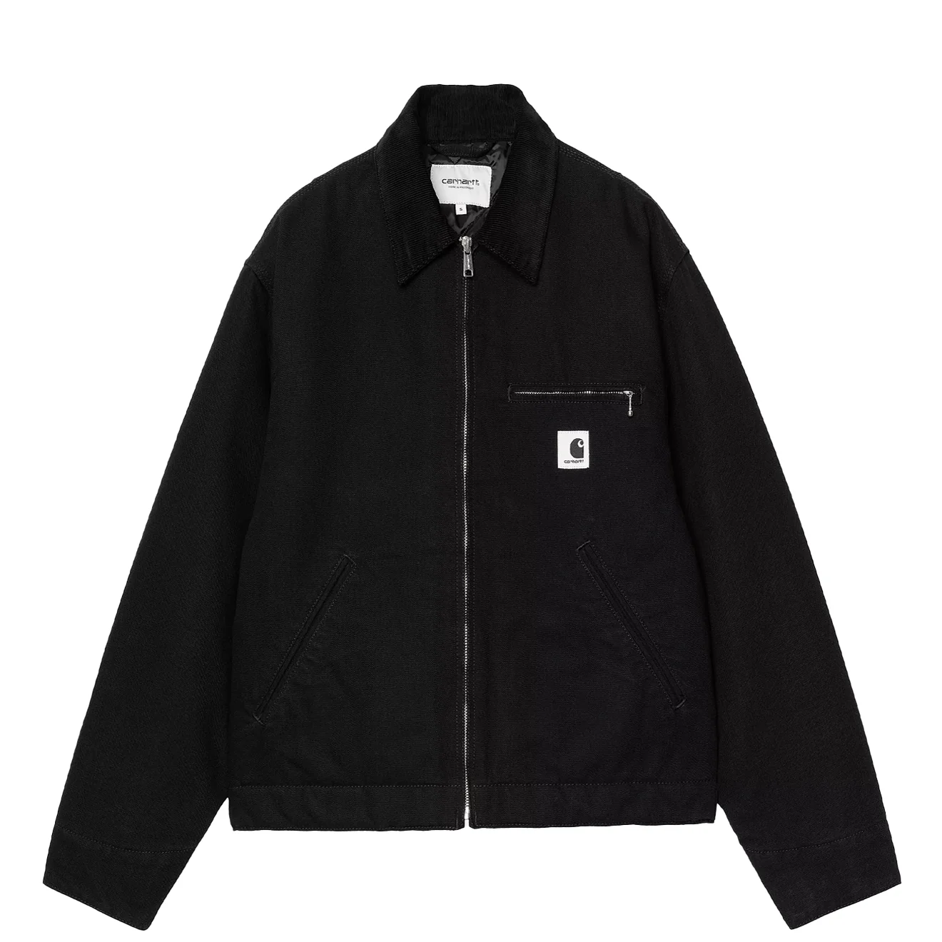 Carhartt WIP Womens OG Detroit Jacket Black / Black Rinsed