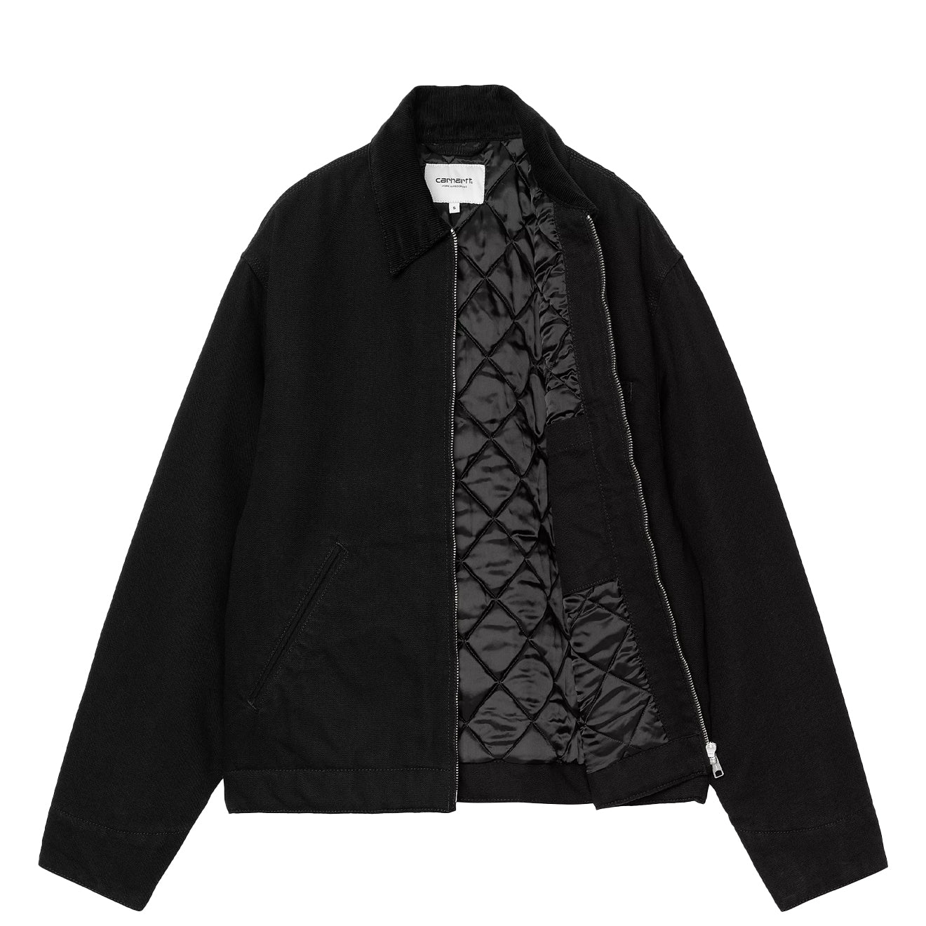 Carhartt WIP Womens OG Detroit Jacket Black / Black Rinsed - Image 3