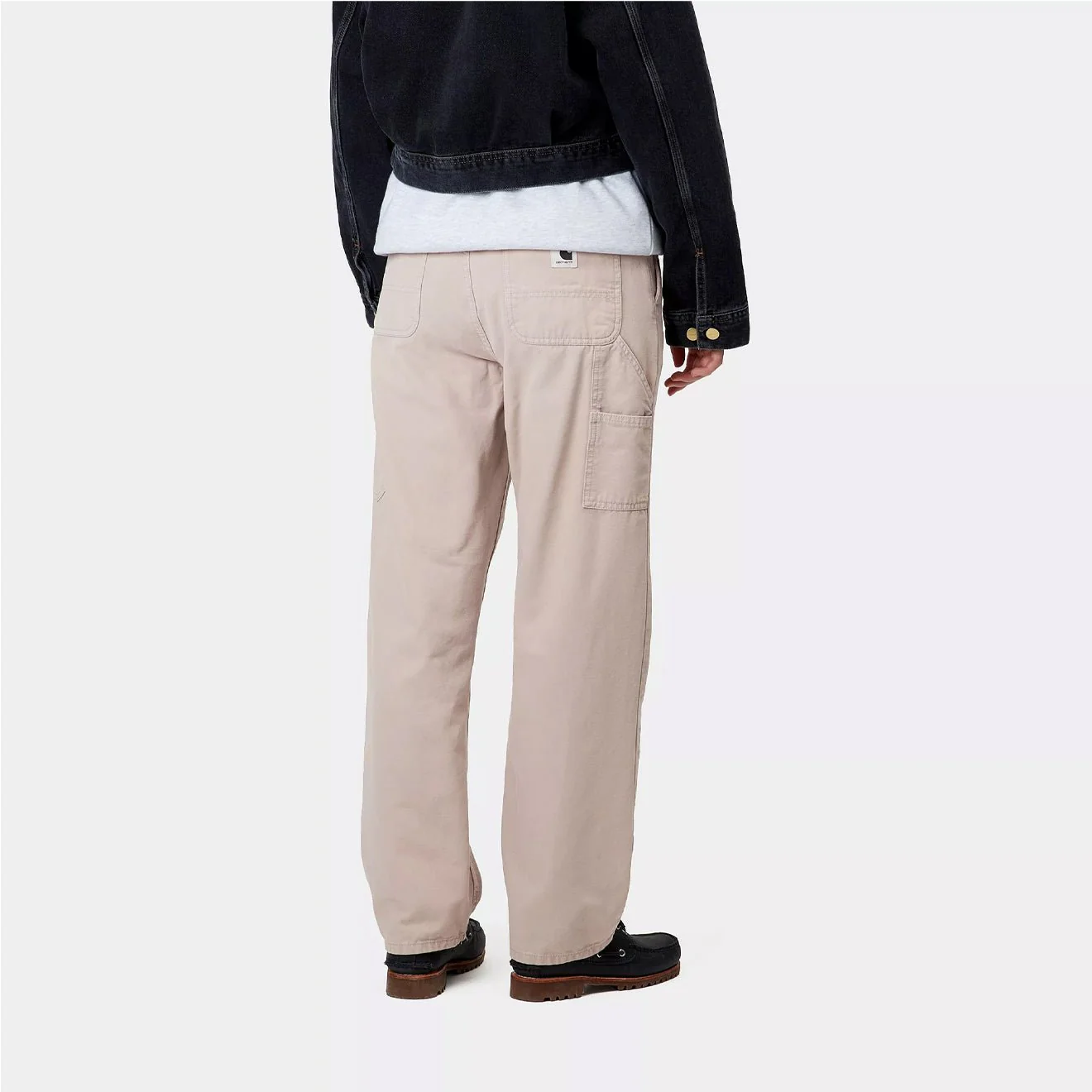 Carhartt WIP Womens Pierce Pant Straight Dusky Beige Stone Canvas - Image 4
