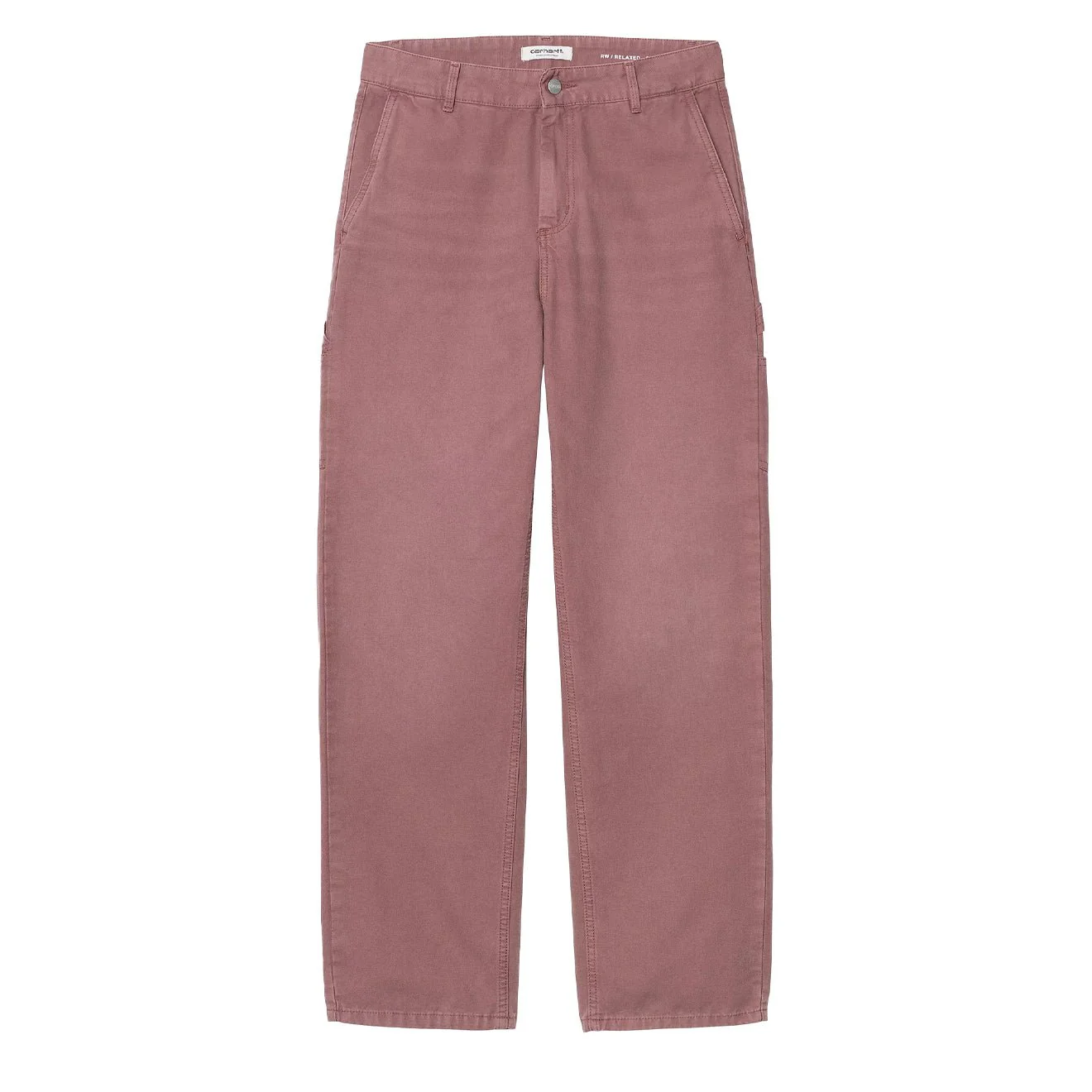 Carhartt WIP Womens Pierce Pant Straight Dusky Pink Stone Canvas