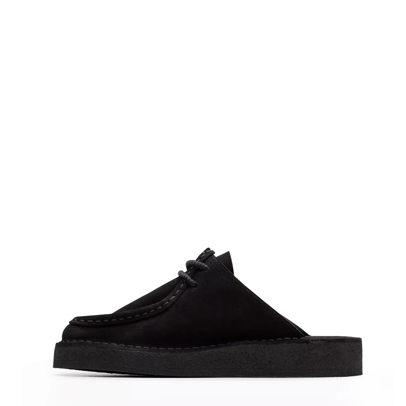 Clarks Originals Womens DSRT Nomad Mule Black Suede - Image 5