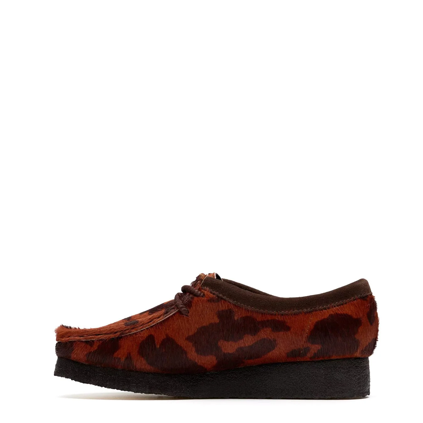 Clarks Originals Womens Wallabee Brown Cow Print - Image 5