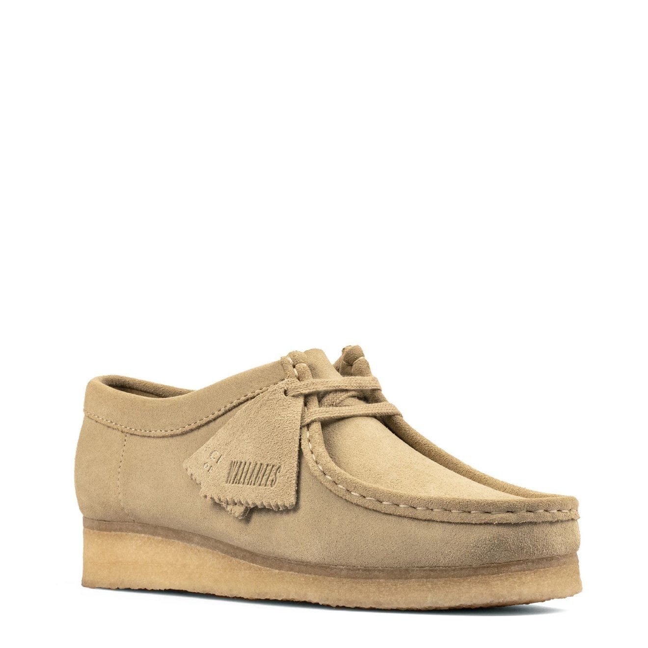 Clarks Originals Womens Wallabee Shoes Maple Suede - Image 3
