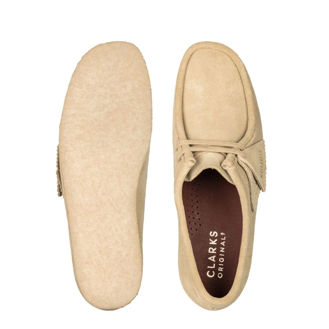 Clarks Originals Womens Wallabee Shoes Maple Suede - Image 5
