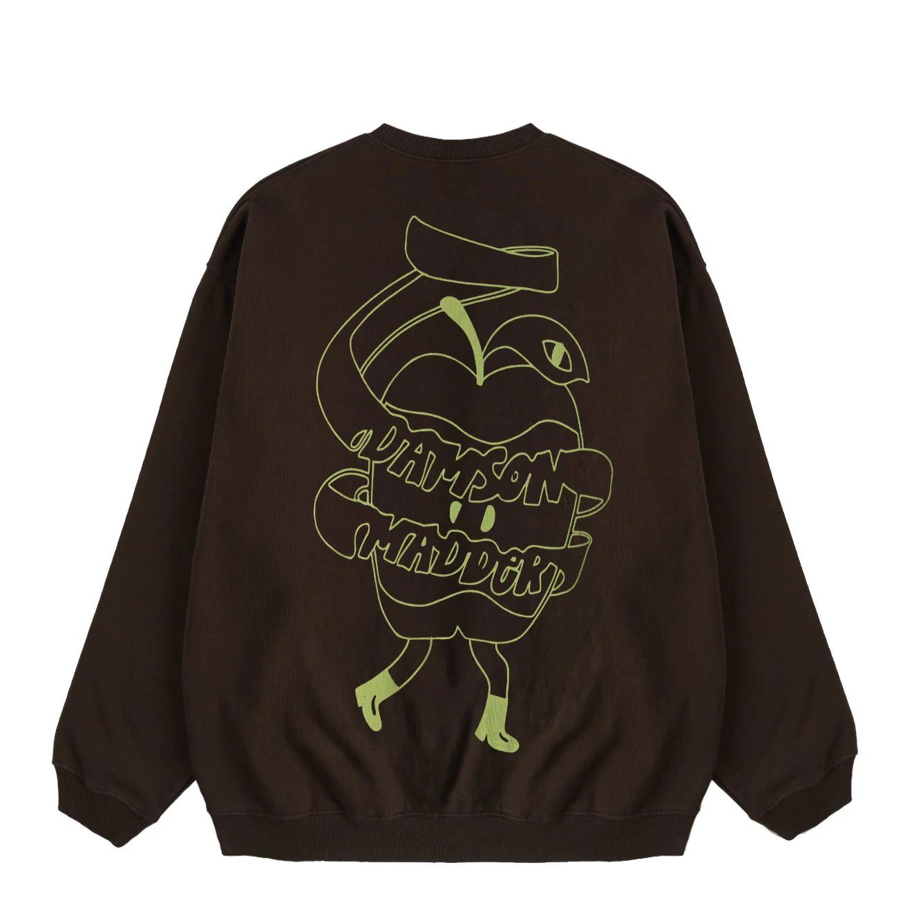 Apple Peel Sweatshirt Choc - Image 2