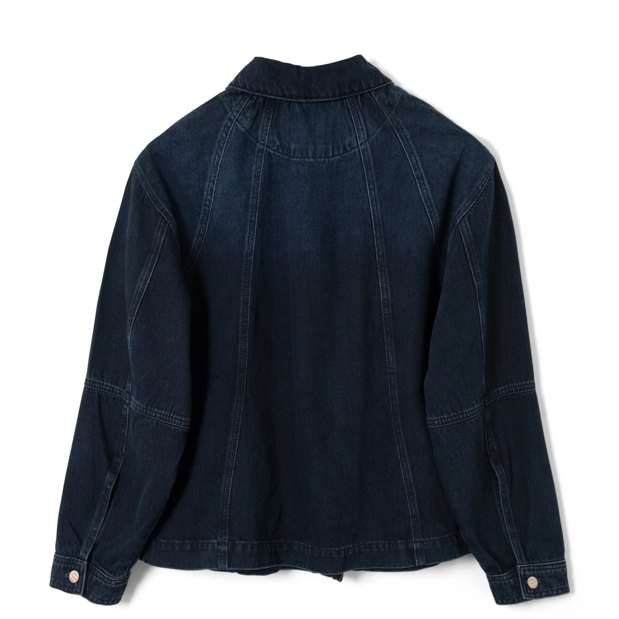 Damson Madder Finella Denim Shirt Wavy Seams - Image 2
