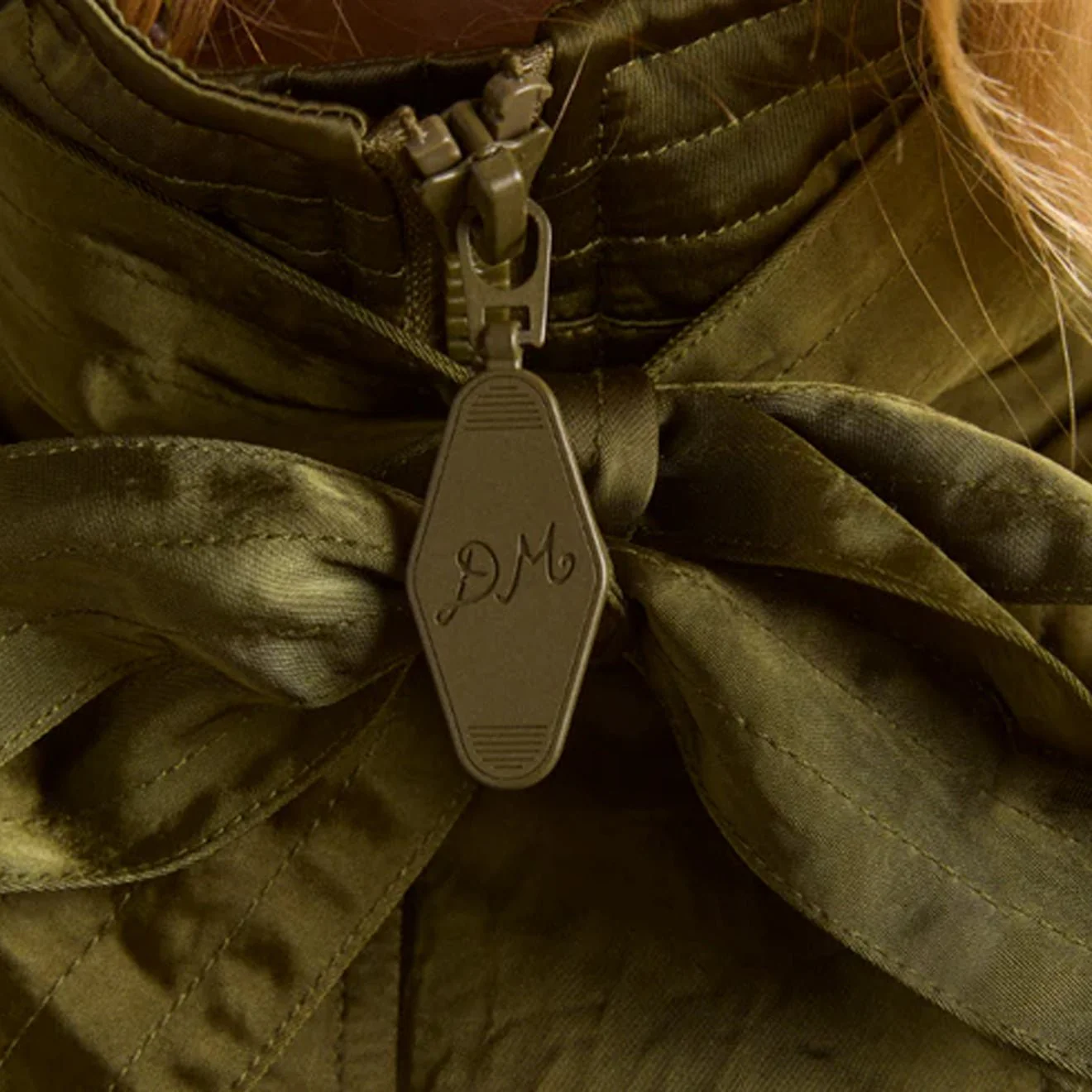 Damson Madder Joanie Bomber Olive - Image 6