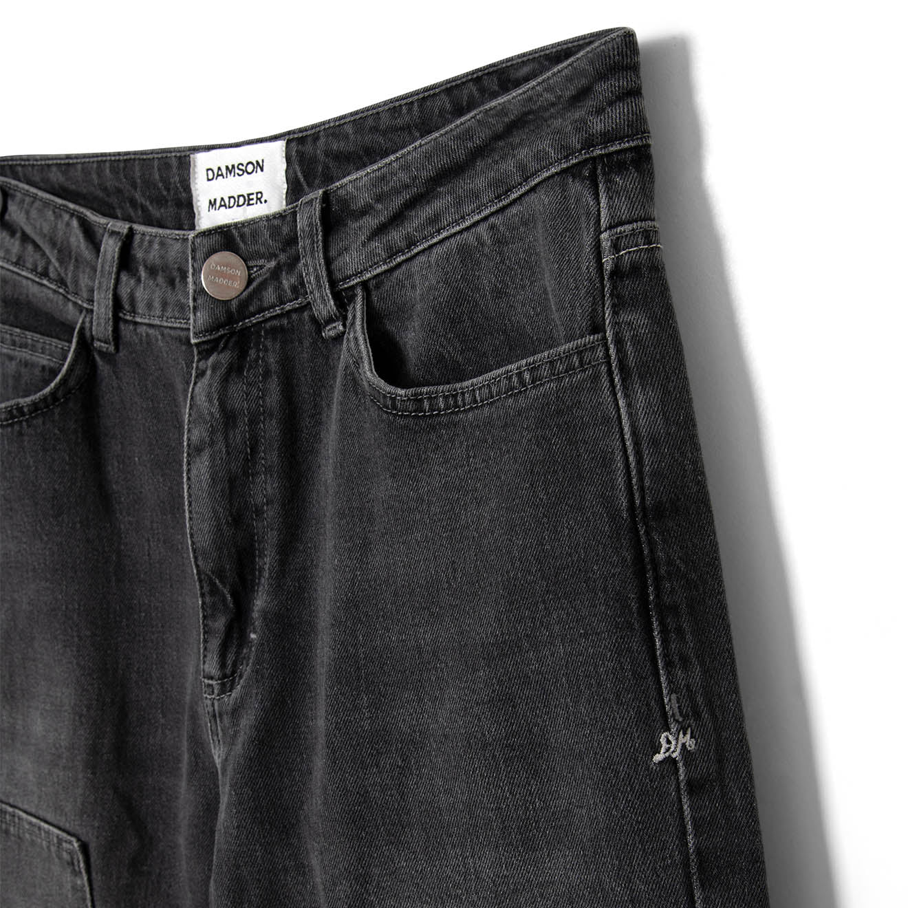 Damson Madder Tovie Jeans Dark Grey - Image 3