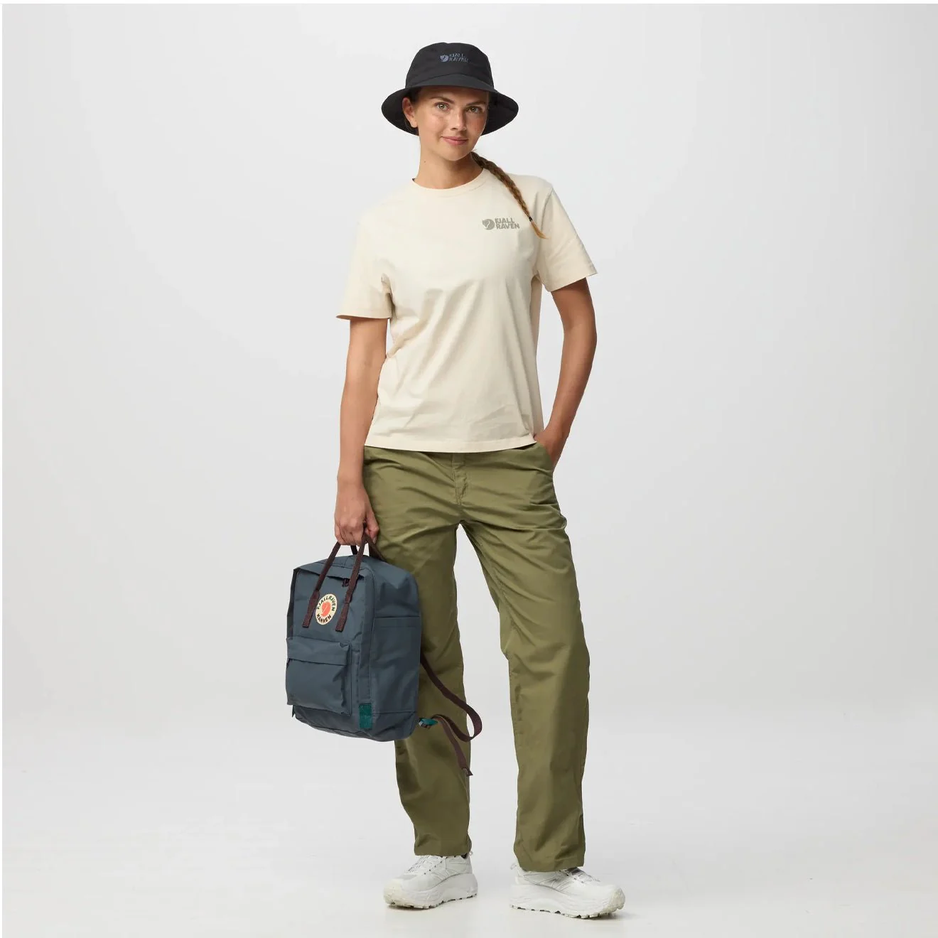 Fjallraven Kanken Koncept Backpack Graphite / Blackberry - Image 5