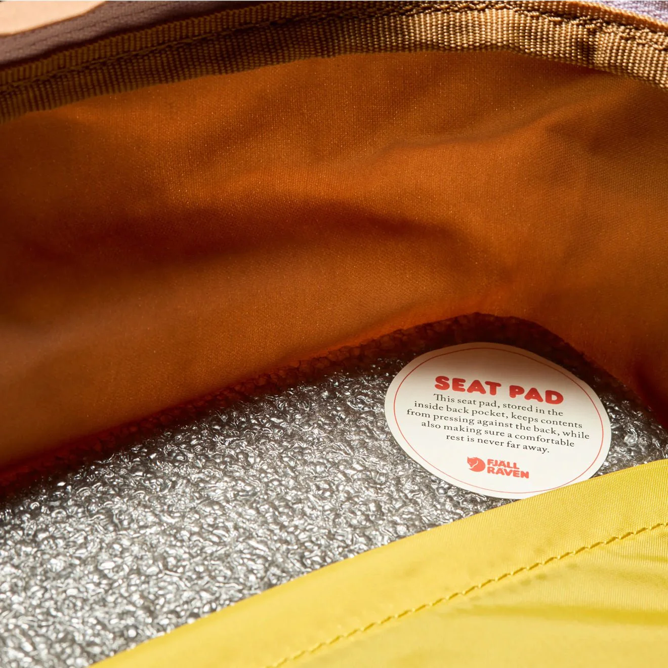 Fjallraven Kanken Koncept Backpack Khaki Dust / Kantarell - Image 9
