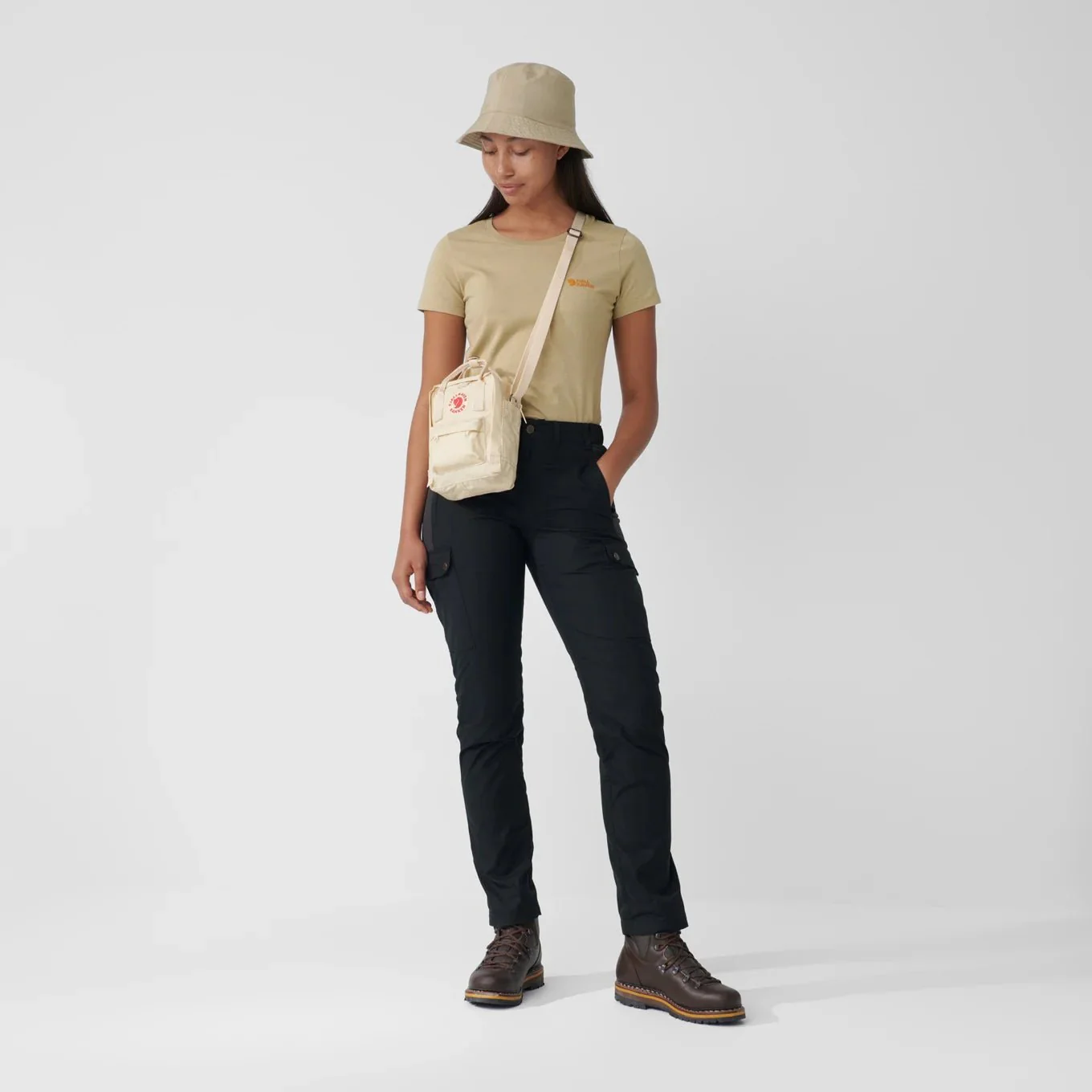 Fjallraven Kanken Sling Cross Body Bag Ochre - Image 3