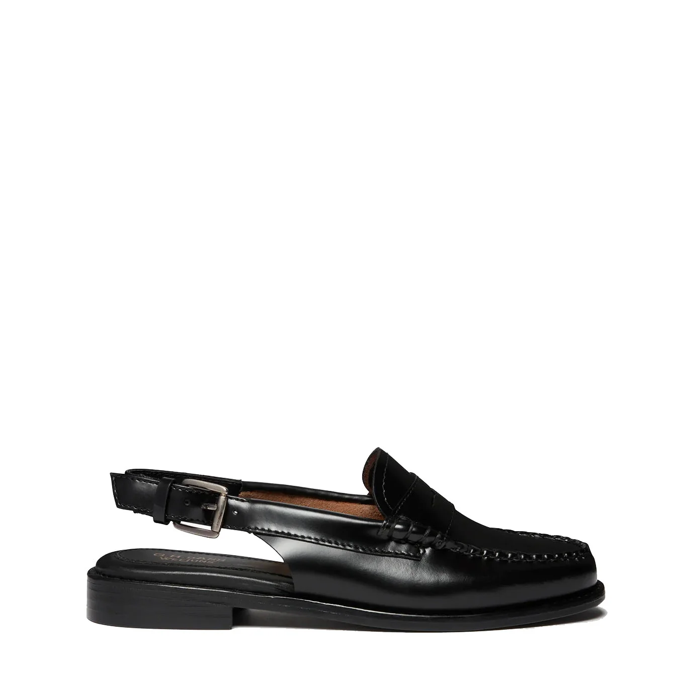 G.H Bass Womens Weejun Penny Sling Black Leather
