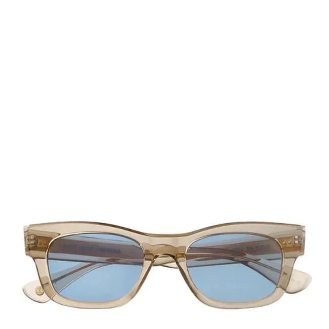 Garrett Leight Woz 49 Sunglasses Brew/Pacifica - Image 3