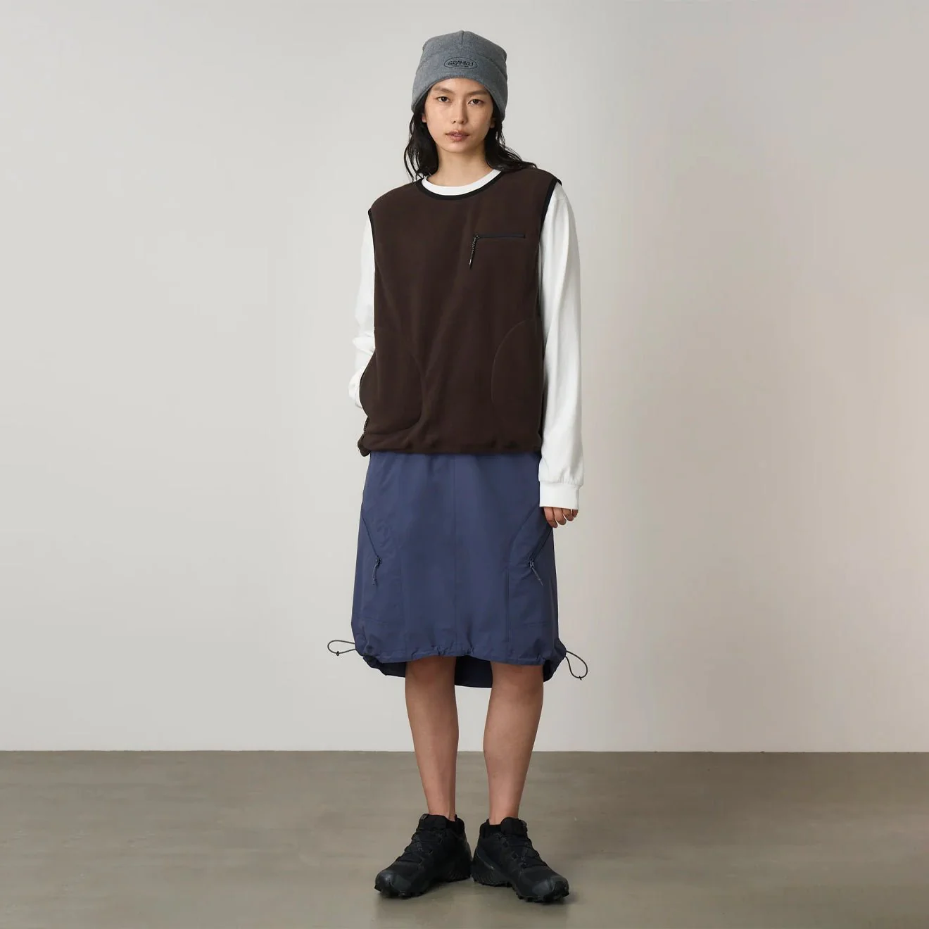 Gramicci Womens Thermal Fleece Pullover Tobacco - Image 2