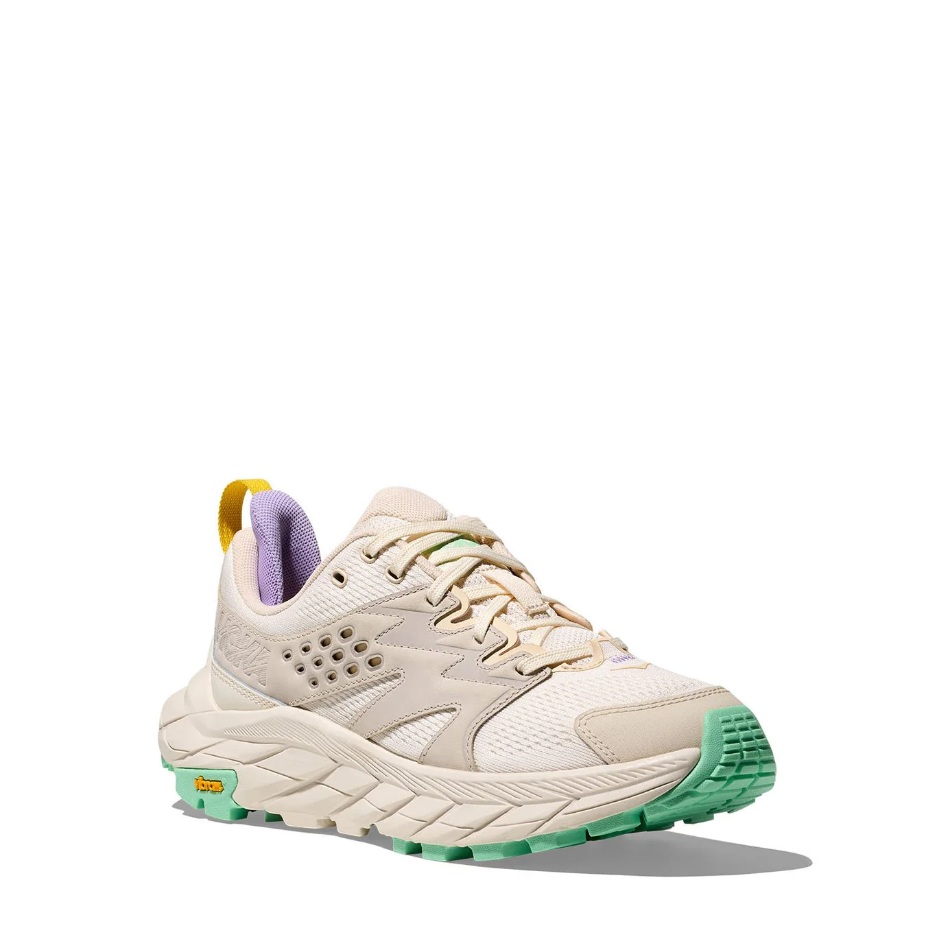 Hoka Womens Anacapa Breeze Low Trainer Alabaster / Mint Fluorite - Image 6
