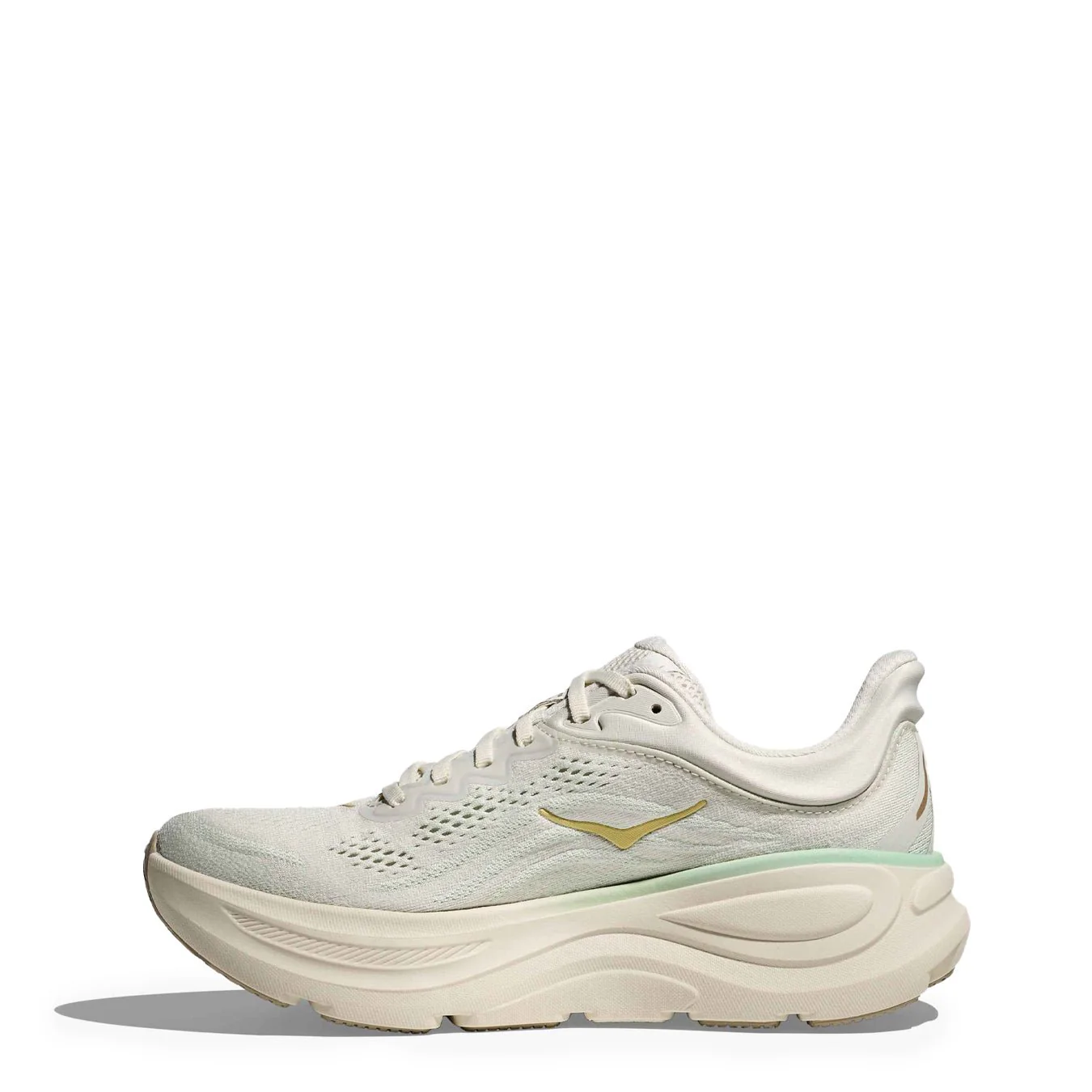 Hoka Womens Bondi 9 Trainer Truffle Salt / Sea Glass - Image 7