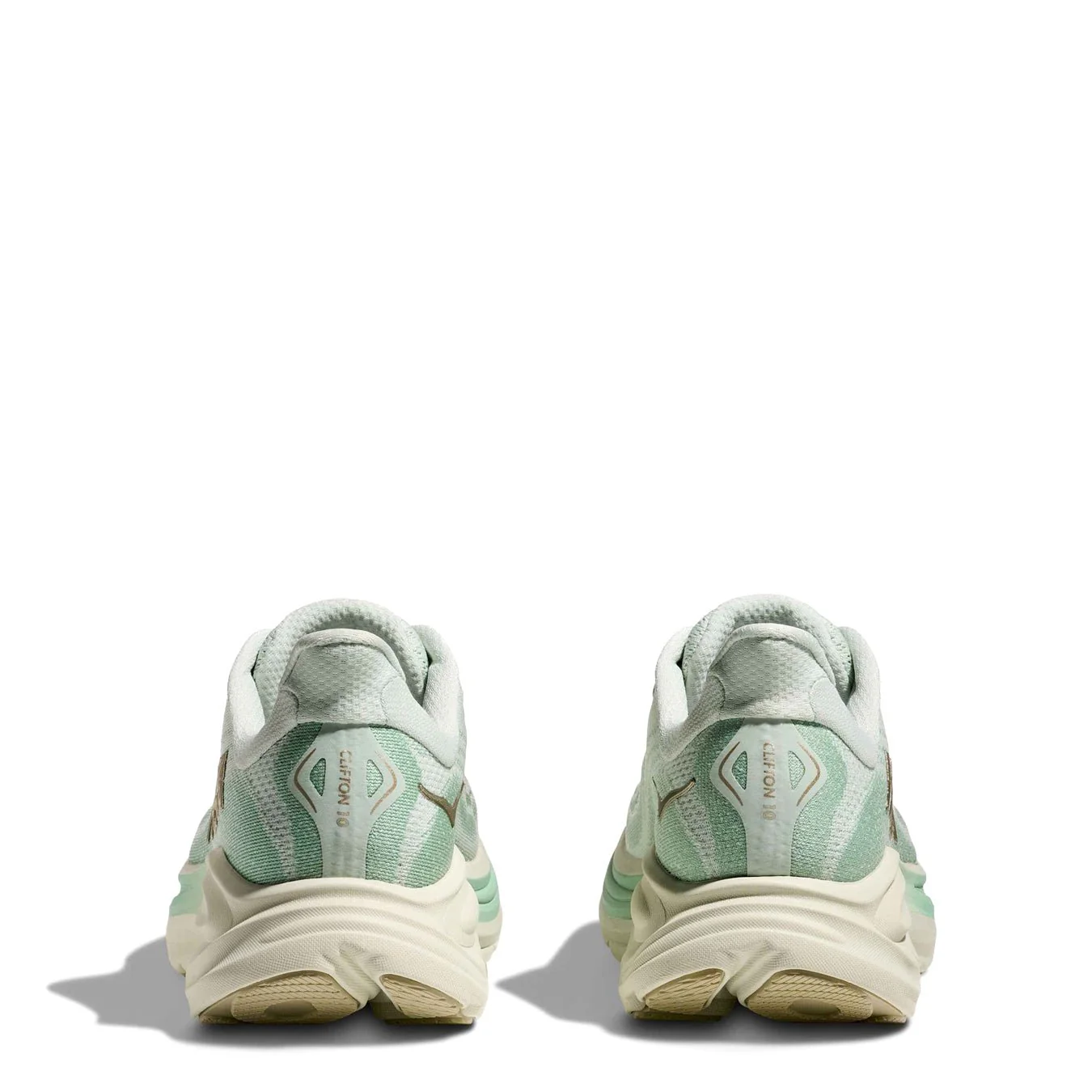 Hoka Womens Clifton 10 Trainer Sea Glass / Jadeite - Image 4