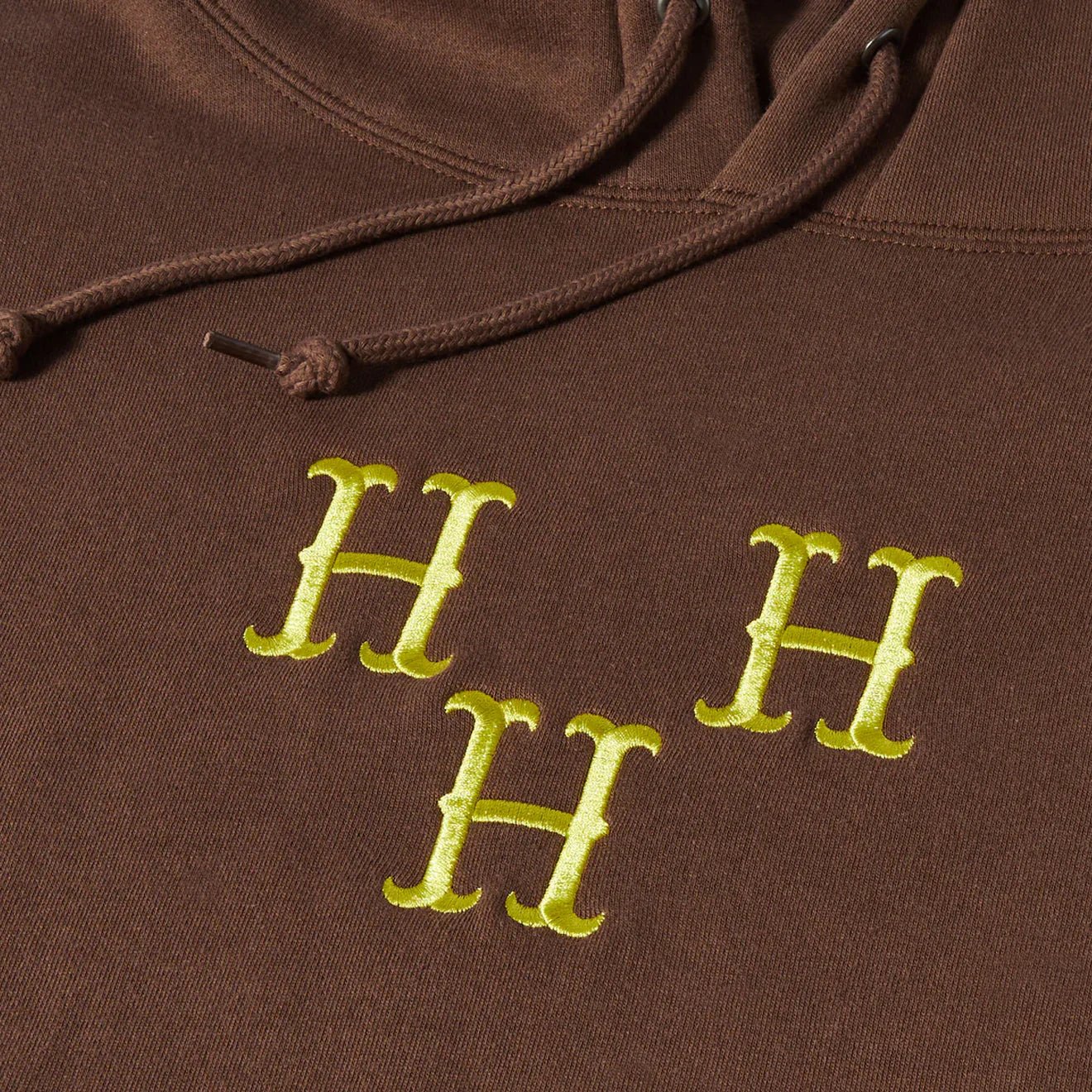 Huf Hat Trick P/O Hoodie Coffee - Image 2