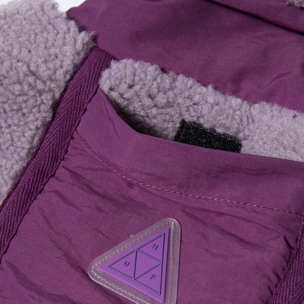 Huf Womens Livingston Sherpa Jacket Dust Purple - Image 3