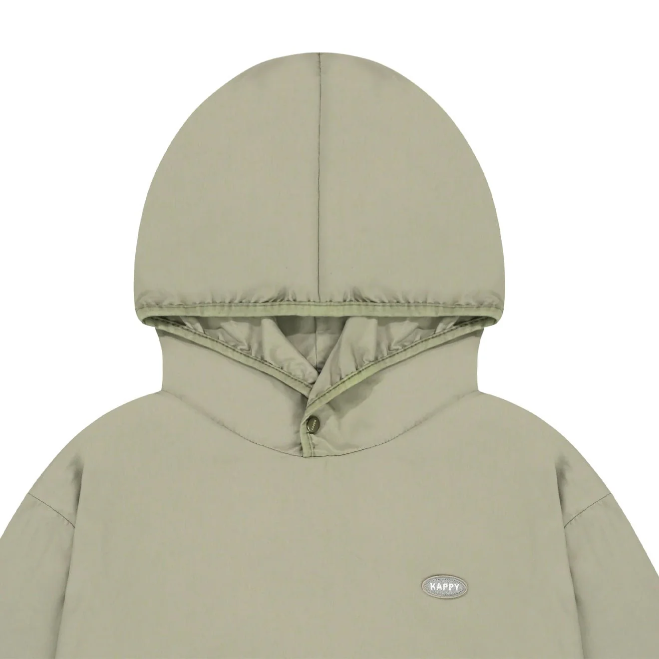 Kappy Ripstop Sunshine Hoodie Light Khaki - Image 2