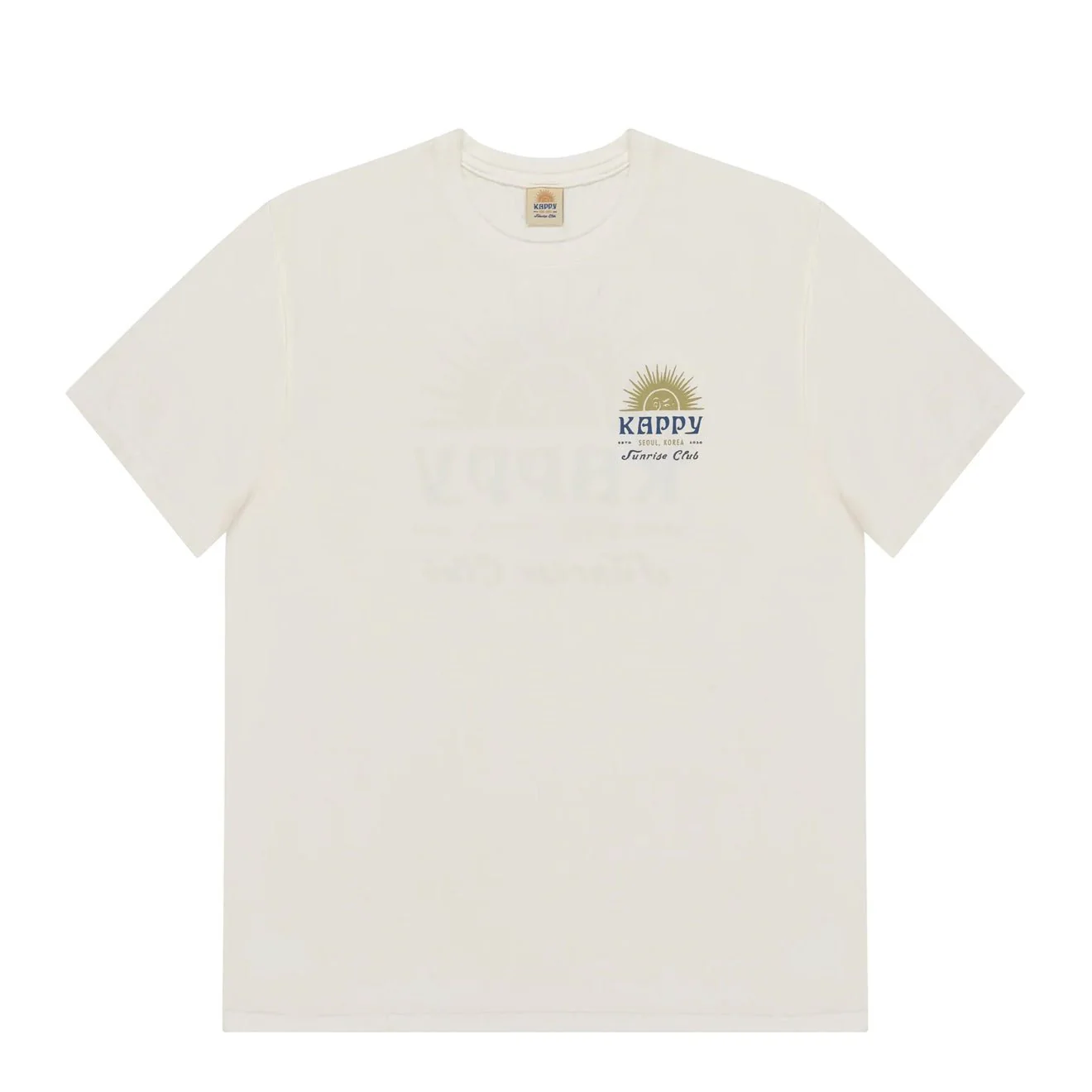 Kappy Sunny Wink Half T-Shirt
 White