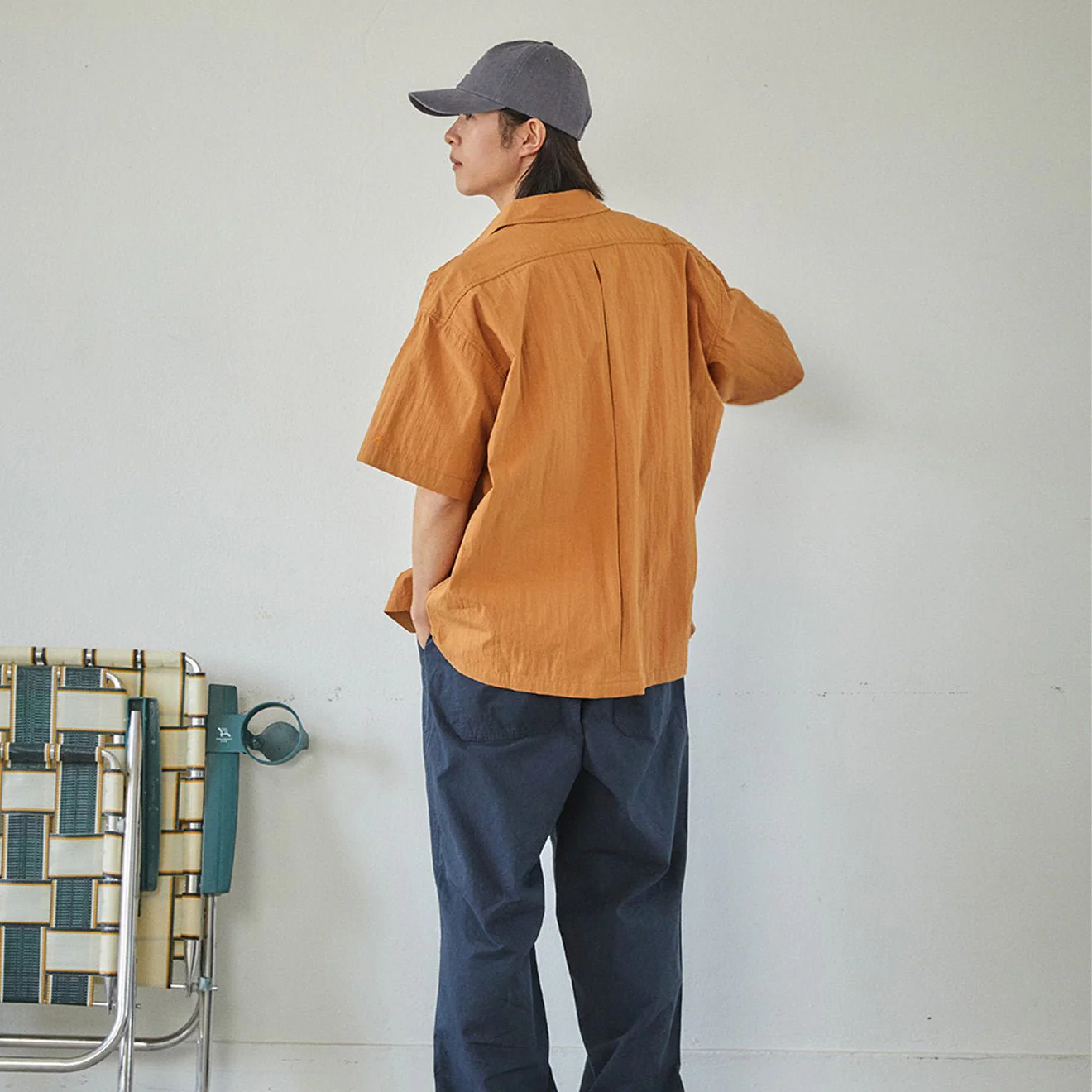 Kappy Sunrise Utility Half Shirt Brick - Image 3