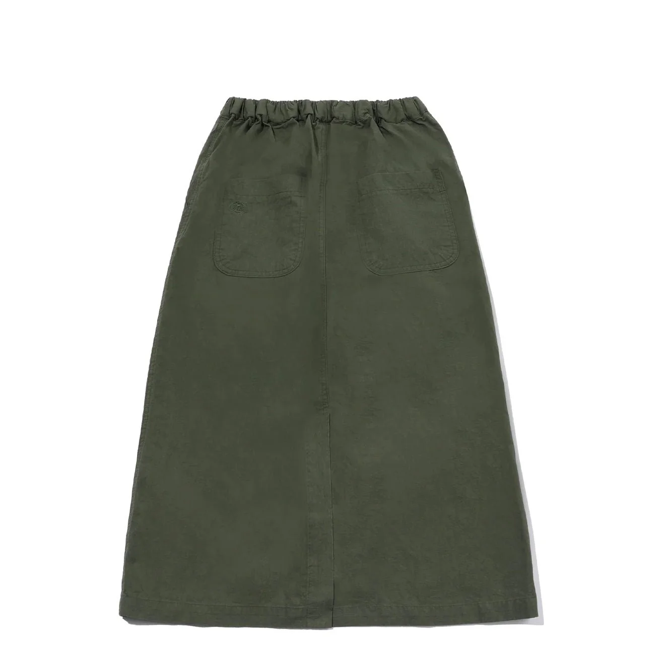 Kappy Womens Cotton Fatigue Skirt Khaki - Image 2
