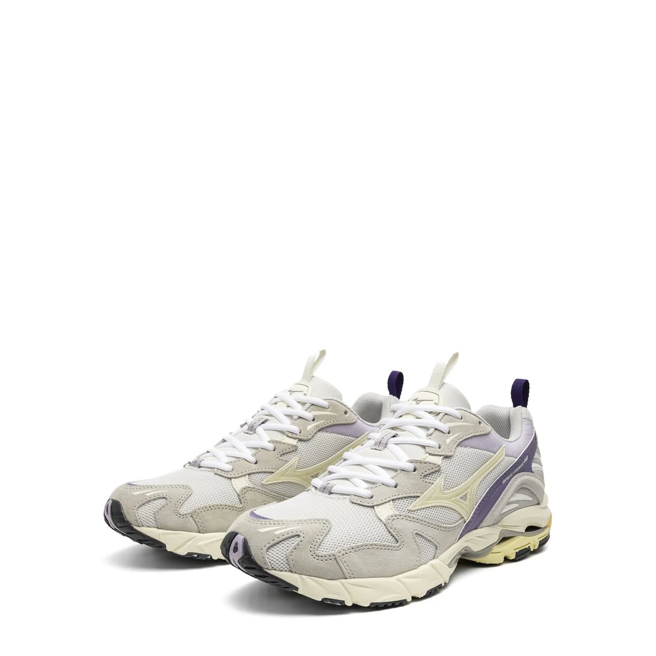 Mizuno Wave Rider 10 Premium Nimbus Cloud / Pristine / Purple Haze - Image 2