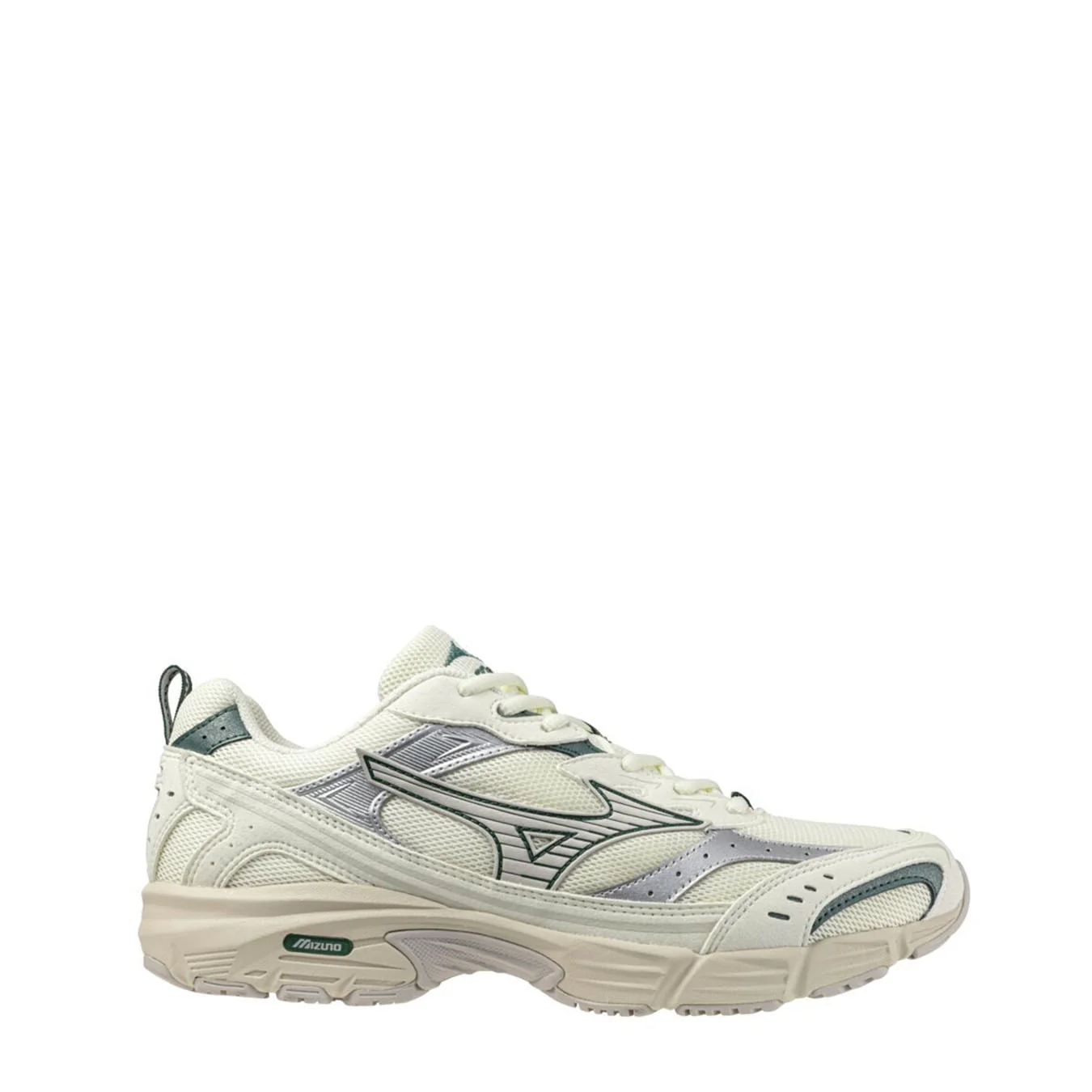 Mizuno Womens MXR Casual Trainer Pristine / Wind Chime / Bistro Green