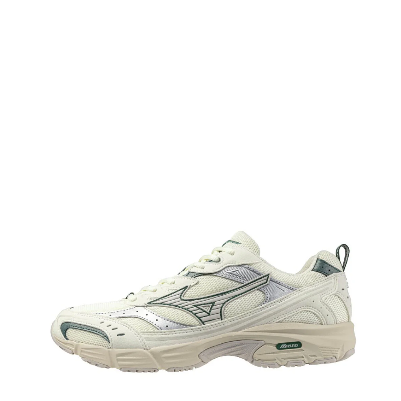 Mizuno Womens MXR Casual Trainer Pristine / Wind Chime / Bistro Green - Image 3