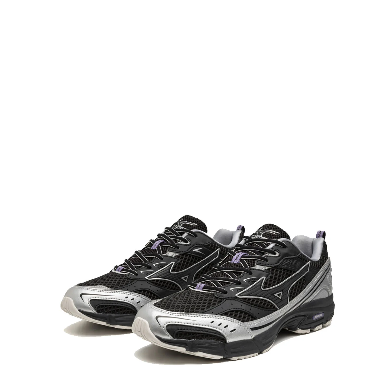 Mizuno Womens MXR Millenium Trainer Black / Black Sand / Purple Haze - Image 2