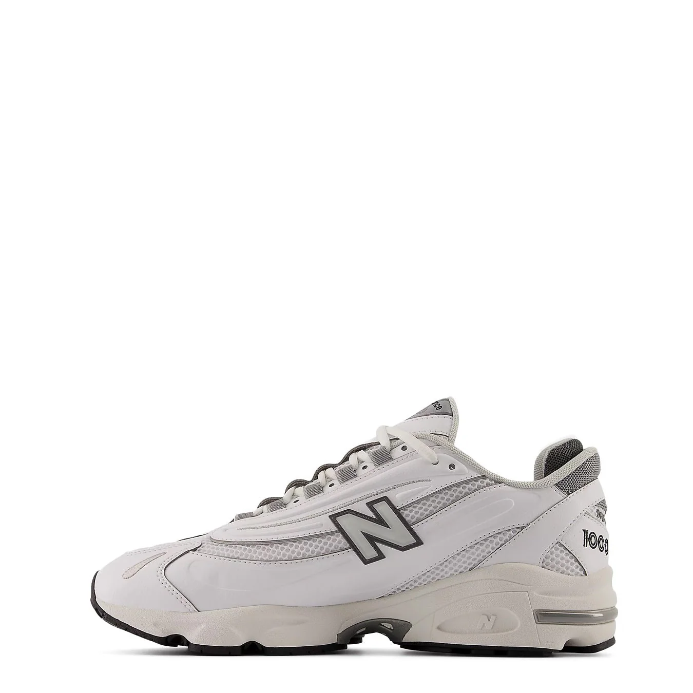 New Balance Womens 1000 Shoes White / Grey Matter / Slate Grey - Image 4