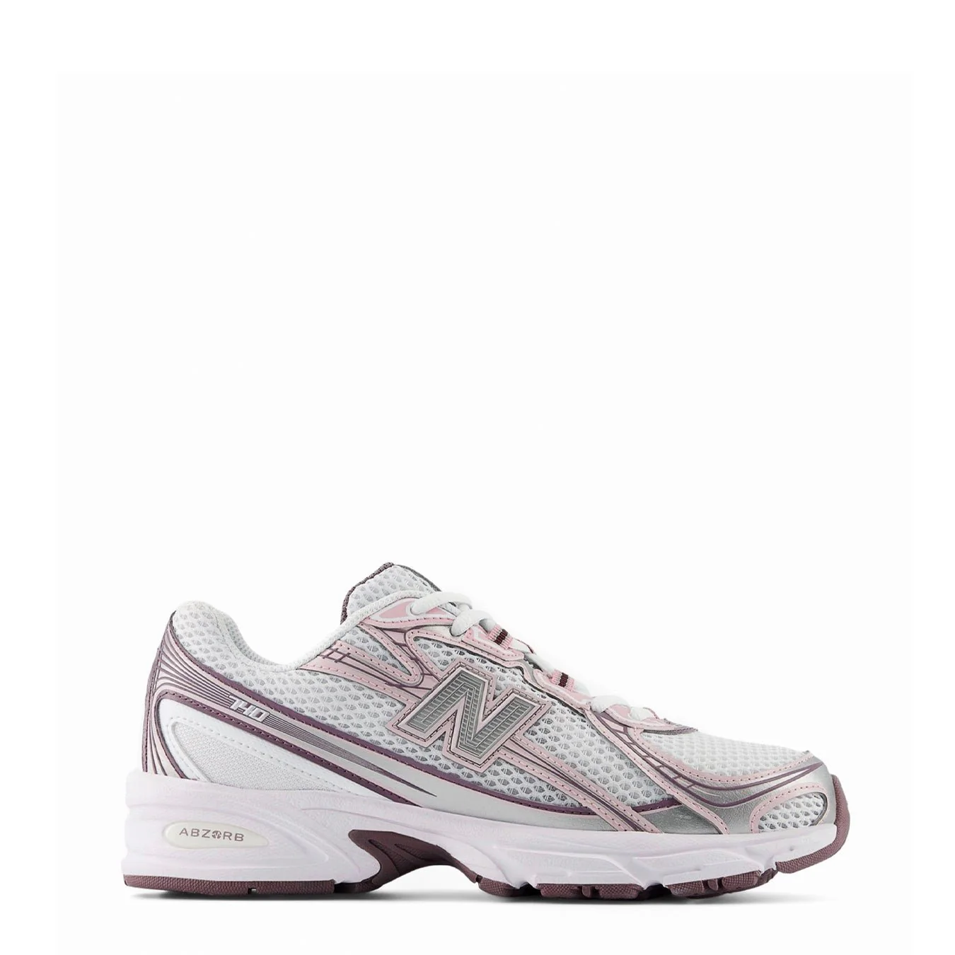 New Balance Womens 740 Trainer Ice Wine / White / Rose Sugar